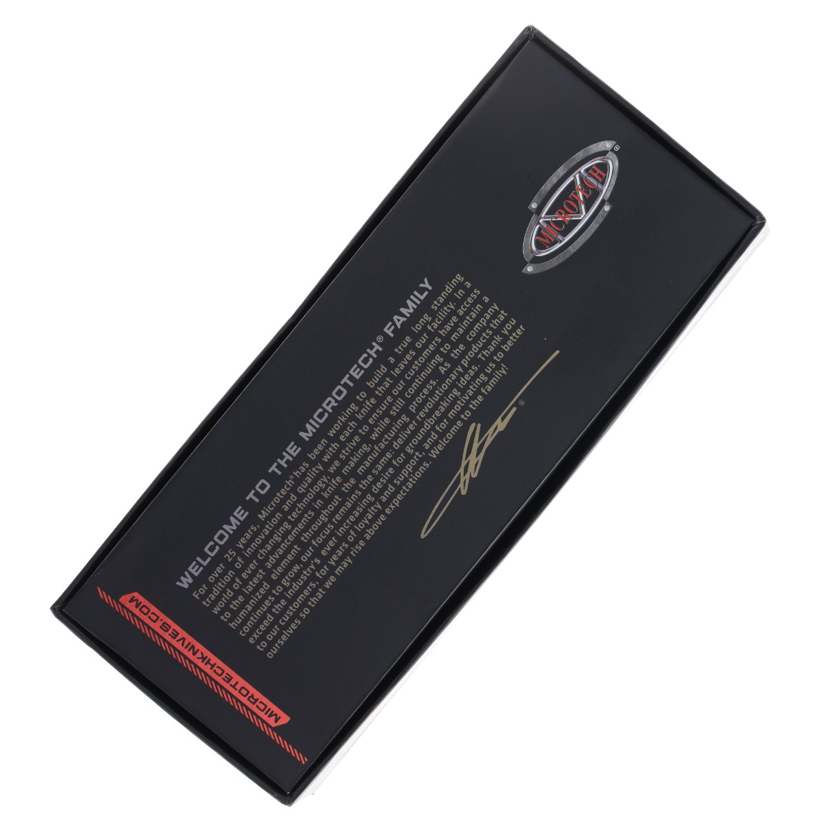 Microtech Dirac Delta Out-The-Front Automatic Knife (F/S Apocalyptic D/E | Black) AUMT22712AP View 6