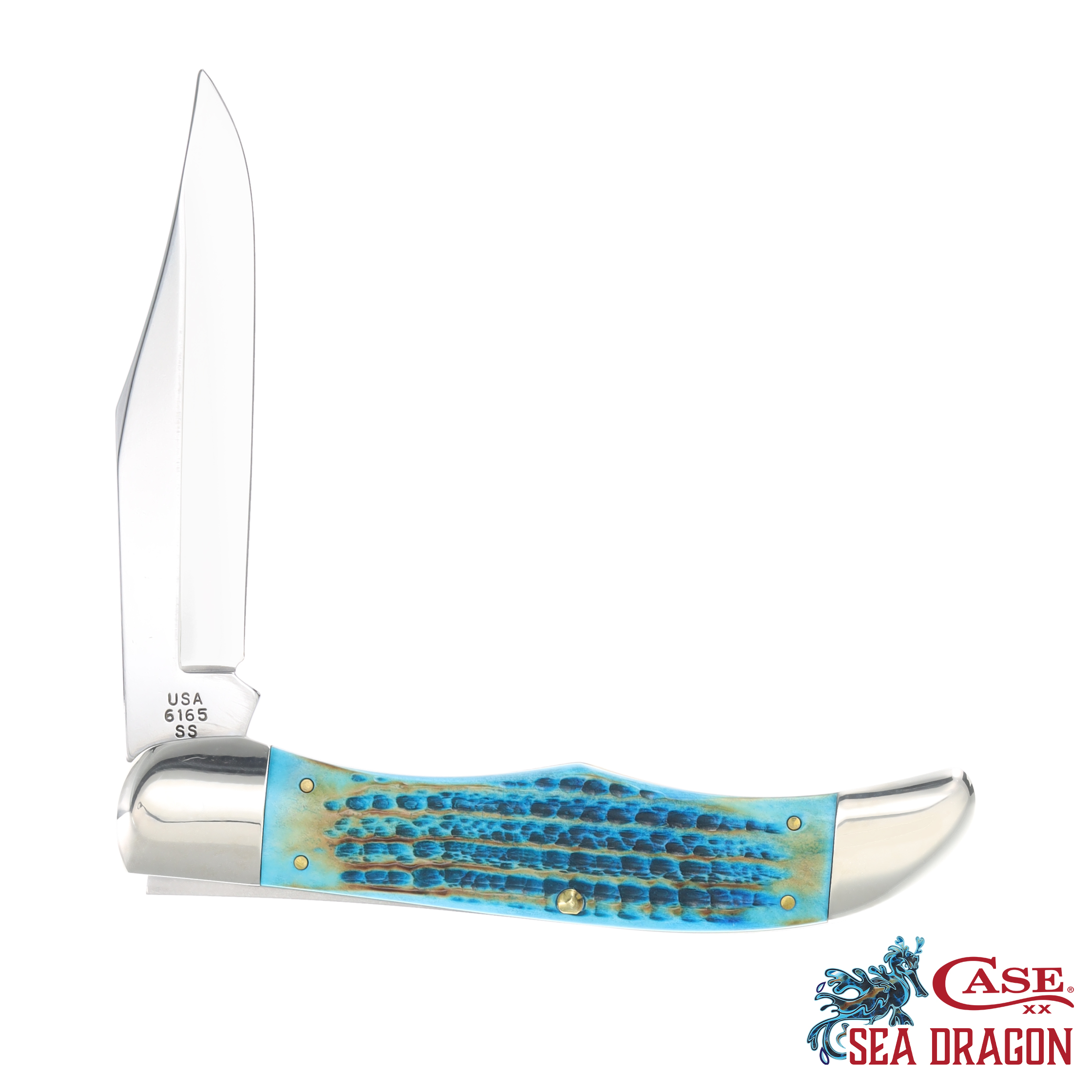 Case XX SMKW Exclusive Sea Dragon Bone Folding Hunter View 2
