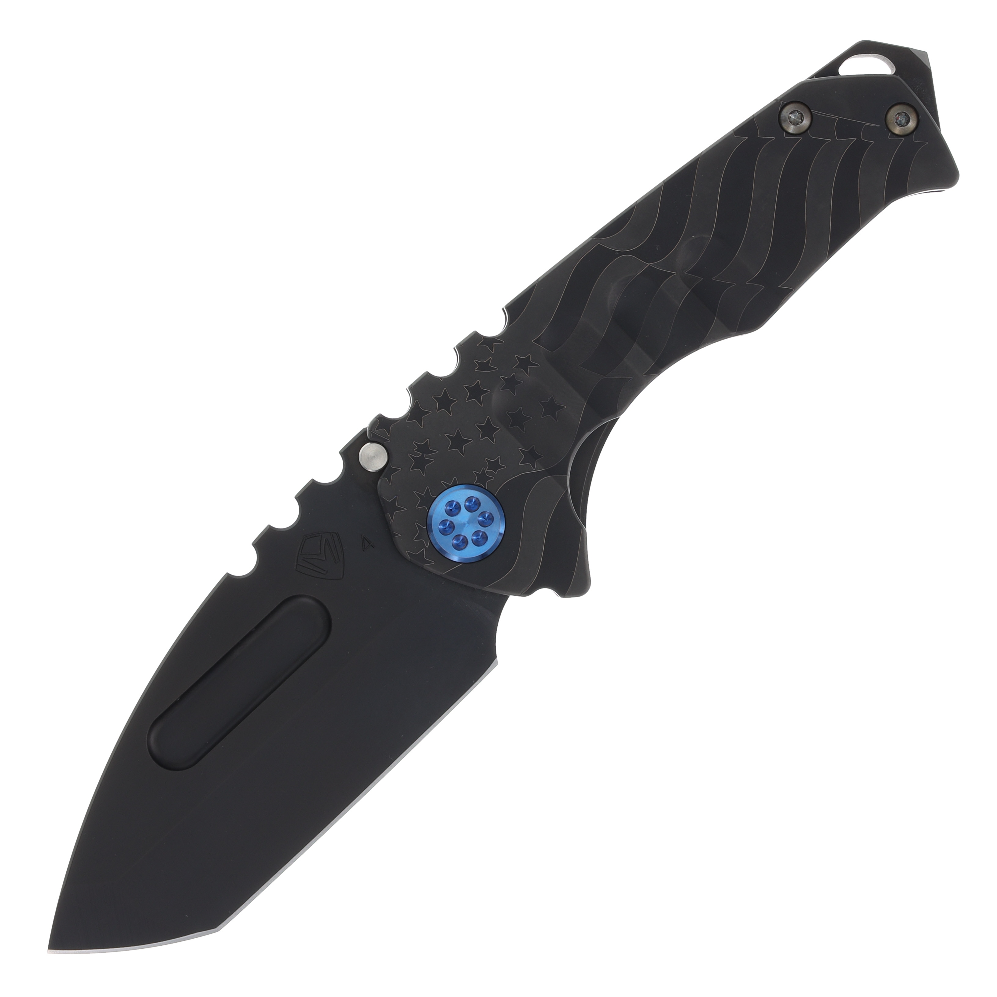 Medford Praetorian Genesis T 3.3in PVD S45VN Tanto Ghosted American Flag MK0294PT-30PV-T2C2-BP View 3