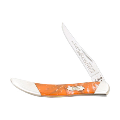 Case XX Slant Bolster Oktoberfest Corelon Small Texas Toothpick Folding Knife View 1