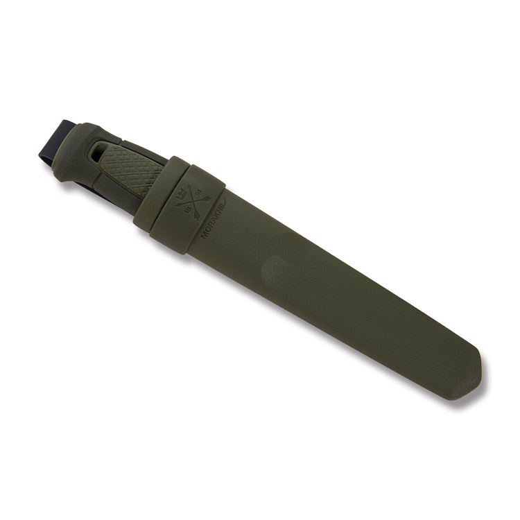Morakniv Kansbol Fixed OD Green 4.29 In. Sandvik Drop Point FS12634 View 2