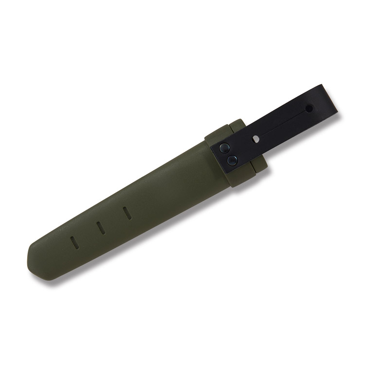 Morakniv Kansbol Fixed OD Green 4.29 In. Sandvik Drop Point FS12634 View 3
