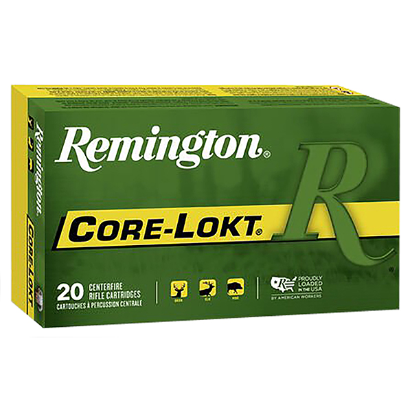 Remington 7mm-08 Rifle Ammunition 20 Rounds Brass Centerfire 140 Brass Core-Lokt PSP 21337 View 1