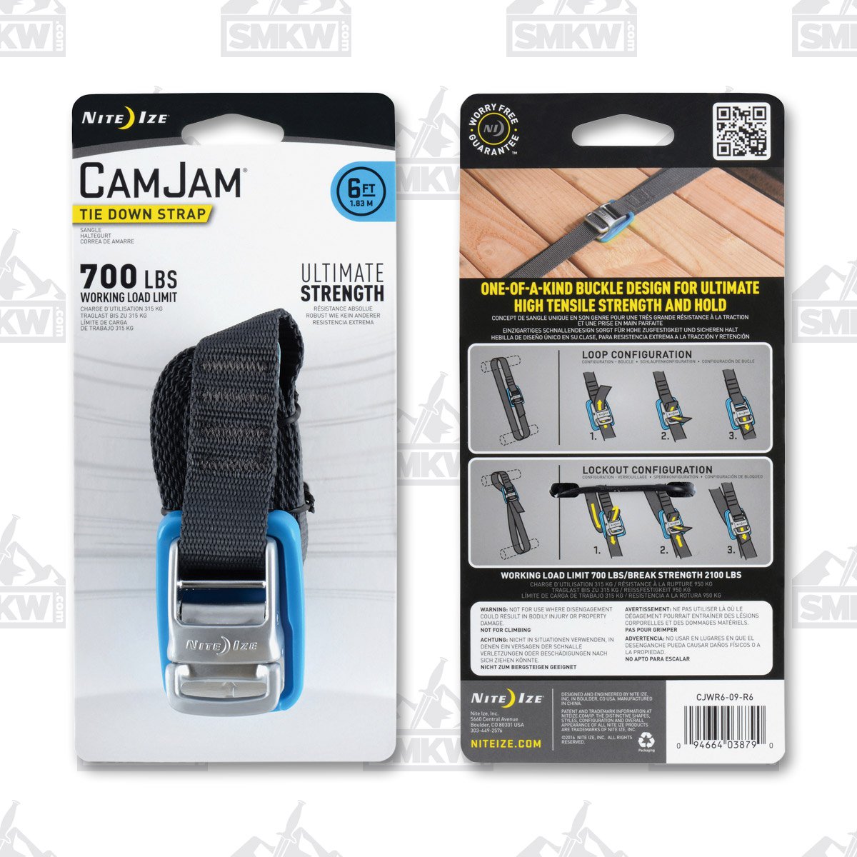 Nite Ize Cam Jam Tie Down Strap NI38790 View 1
