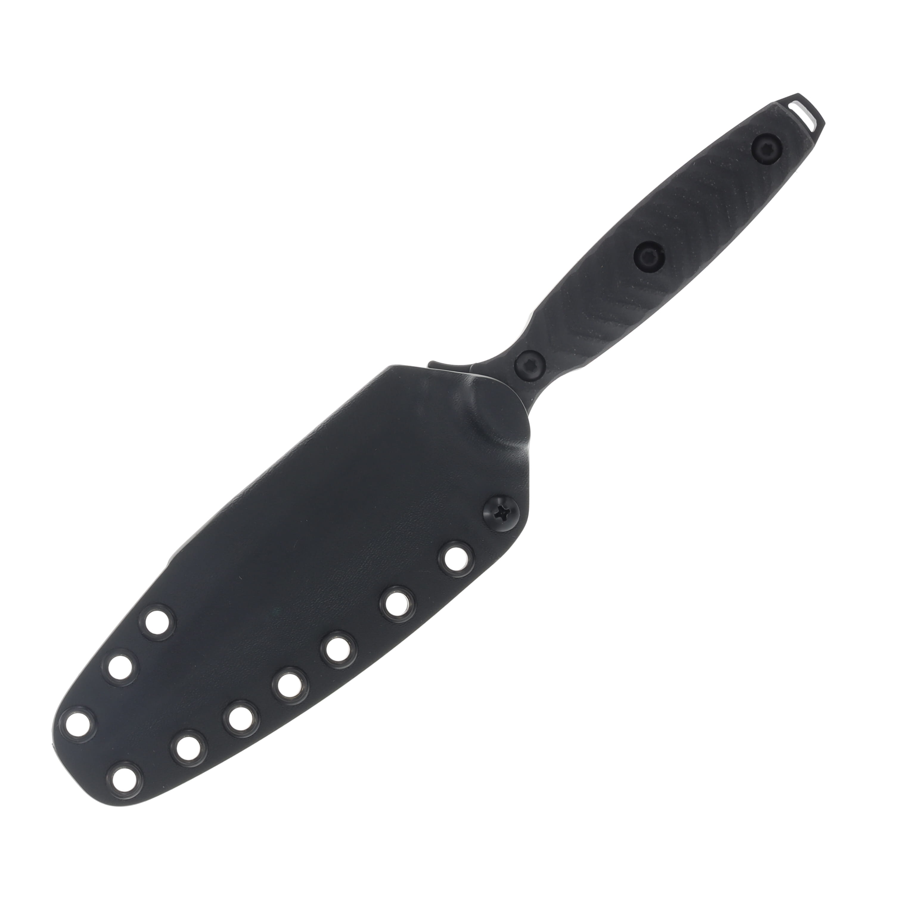 TOOR Specter Fixed Blade Knife 4.75 Inch Plain Socom Black Spear Point SPECTERSB View 3
