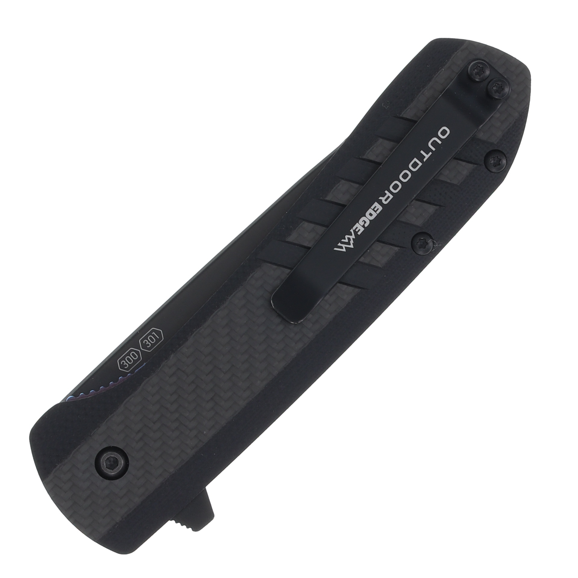 Outdoor Edge VX4 Spring-Assisted, Replaceable Blade Folding Knife (Carbon Fiber) OEVX430AC View 8