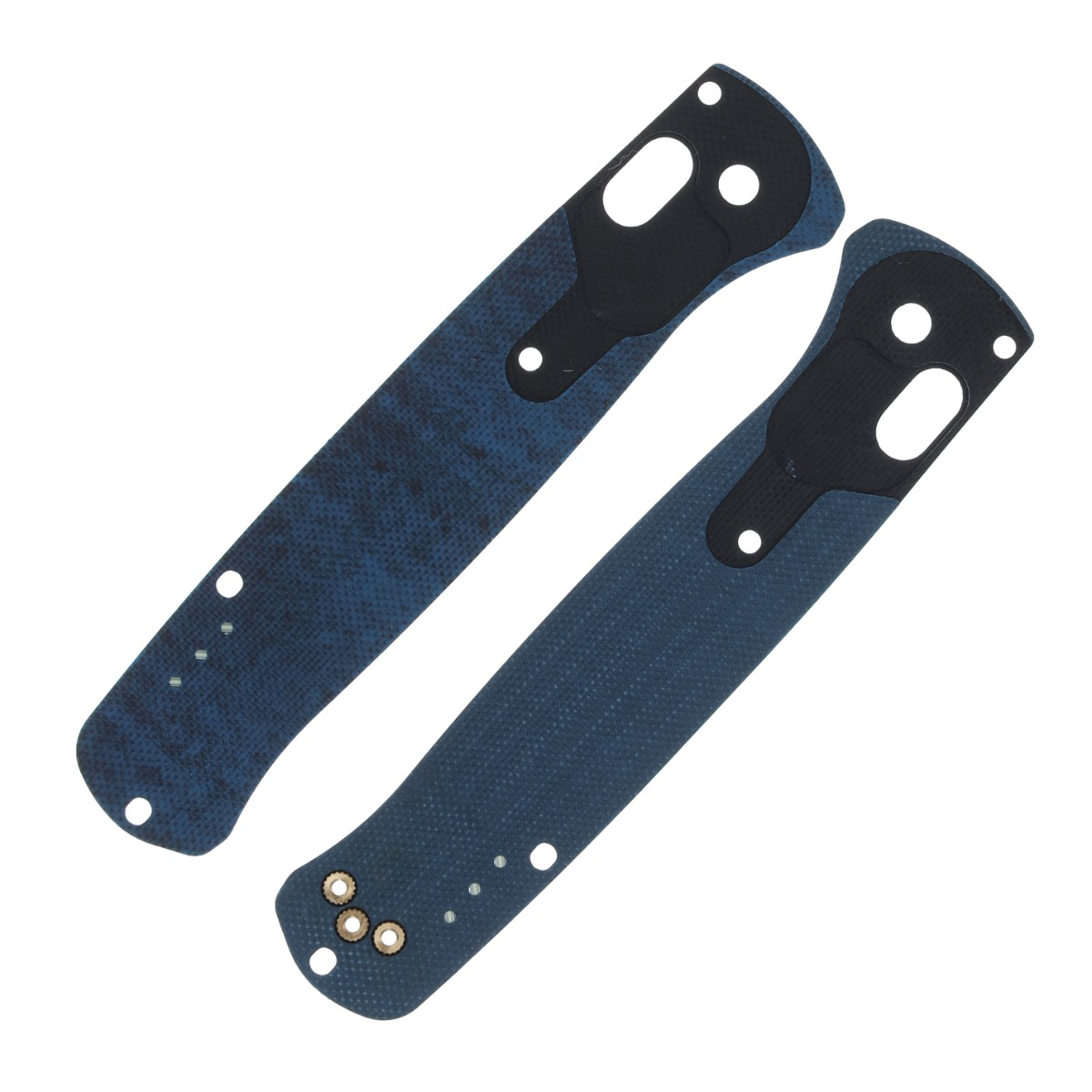 Glow Rhino Gillz Extender Scales for Benchmade Bugout Green Tritium/Blue G-10 GRC-SCALES-BUGOUTXL-002-BZGBZG View 2