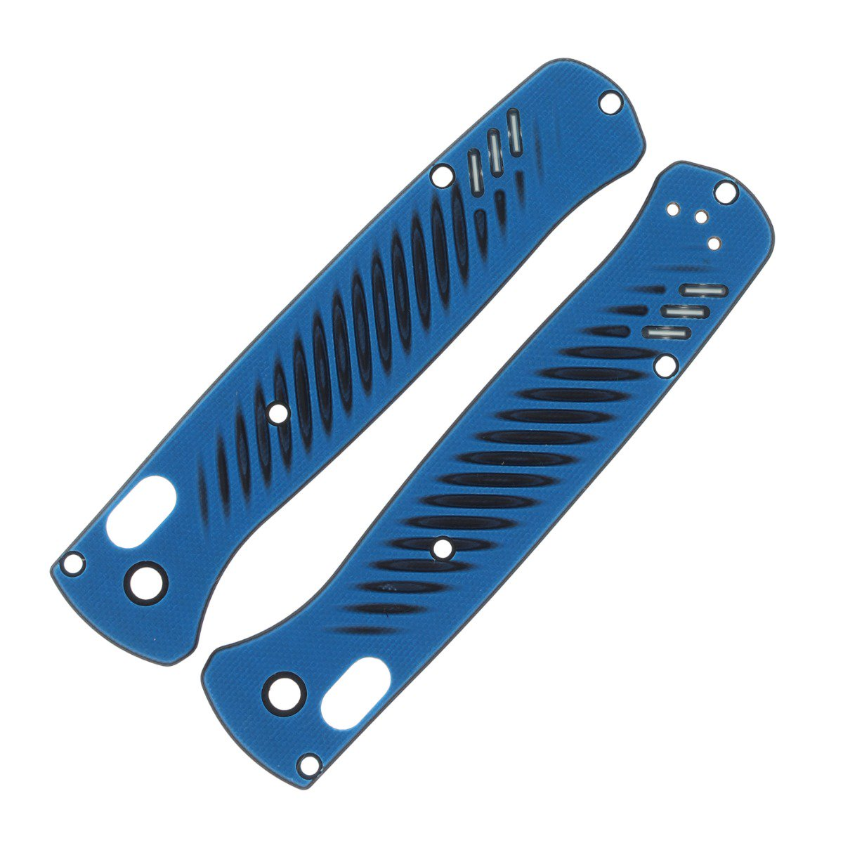 Glow Rhino Gillz Extender Scales for Benchmade Bugout Green Tritium/Blue G-10 GRC-SCALES-BUGOUTXL-002-BZGBZG View 1