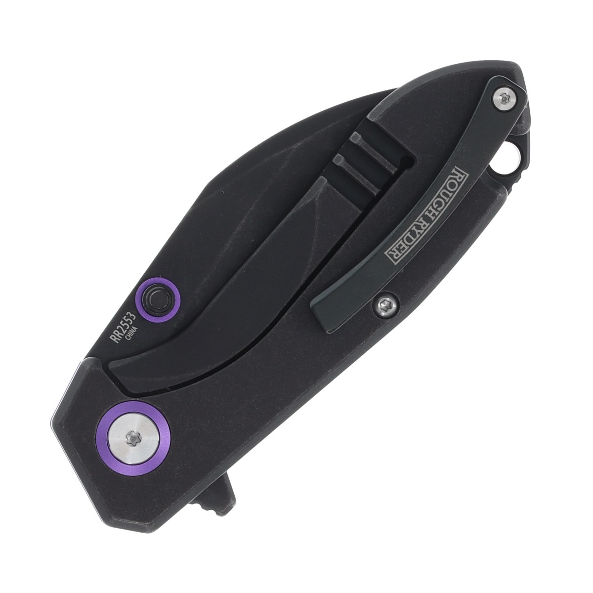 Rough Ryder Tattoo Series Design Your Own Folding Knife Kit (Purple Aluminum) RR2553 View 7