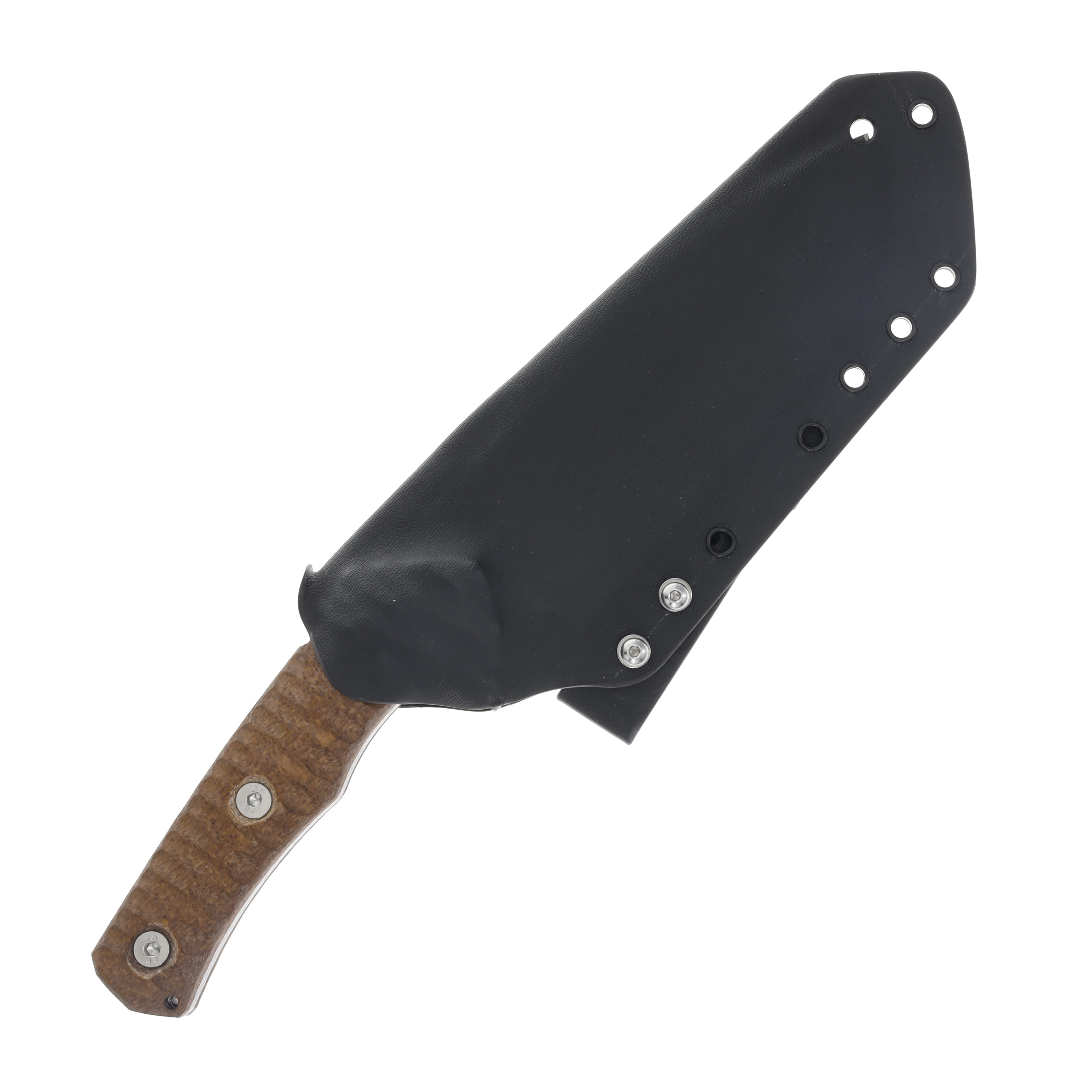 Wander Tactical Uro Tactical Fixed Blade Knife (Raw Finish, Brown Micarta) WTURO03 View 4