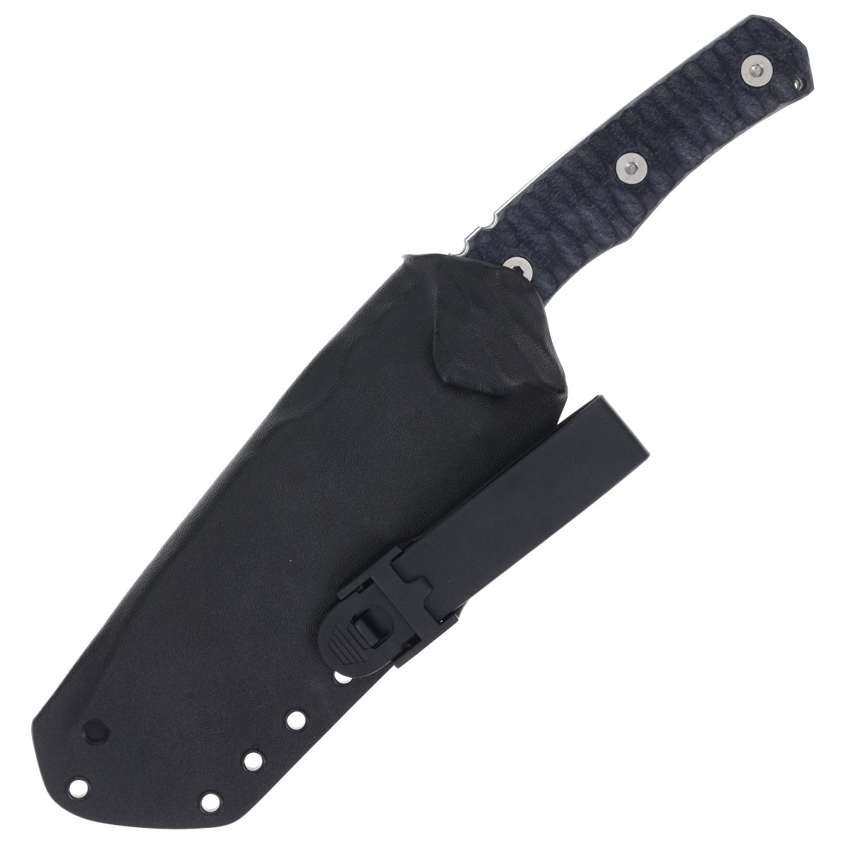 Wander Tactical Uro Saw Fixed Blade Knife (Raw Finish, Black Micarta) WTURO06 View 3