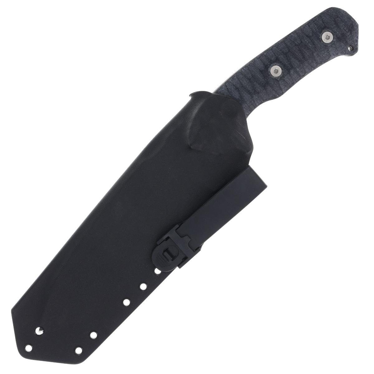 Wander Tactical Smilodon Fixed Blade Knife (Iron Washed, Black Micarta) WTSMIL01 View 3