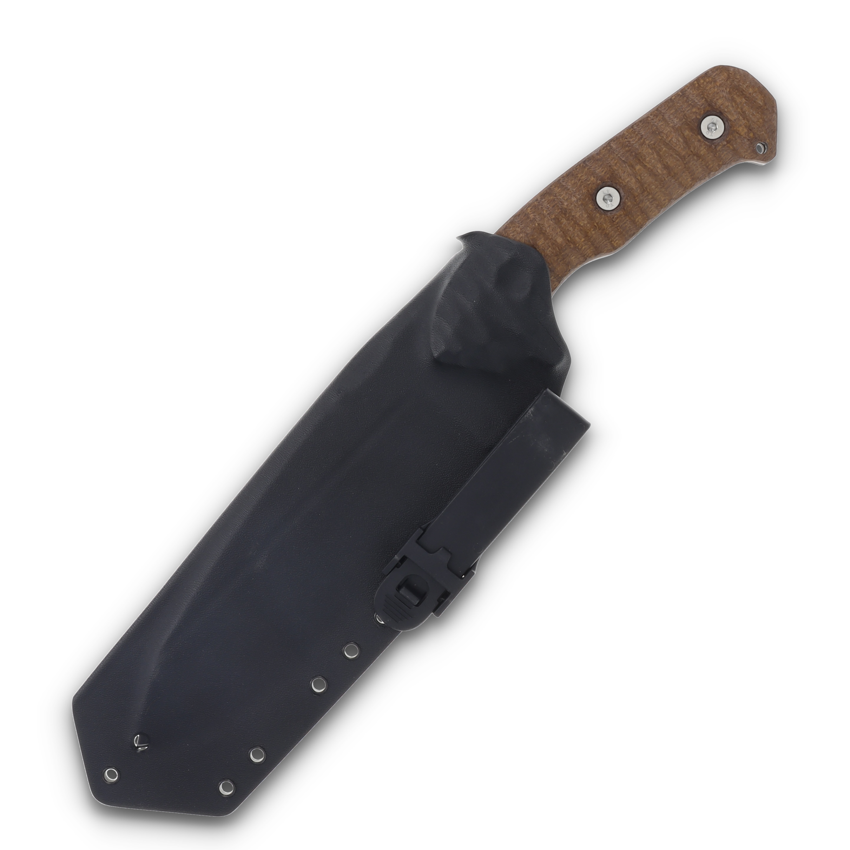Wander Tactical Smilodon The Oath Fixed Blade Knife D2 Iron Washed Brown Micarta WTSMIL02 View 7