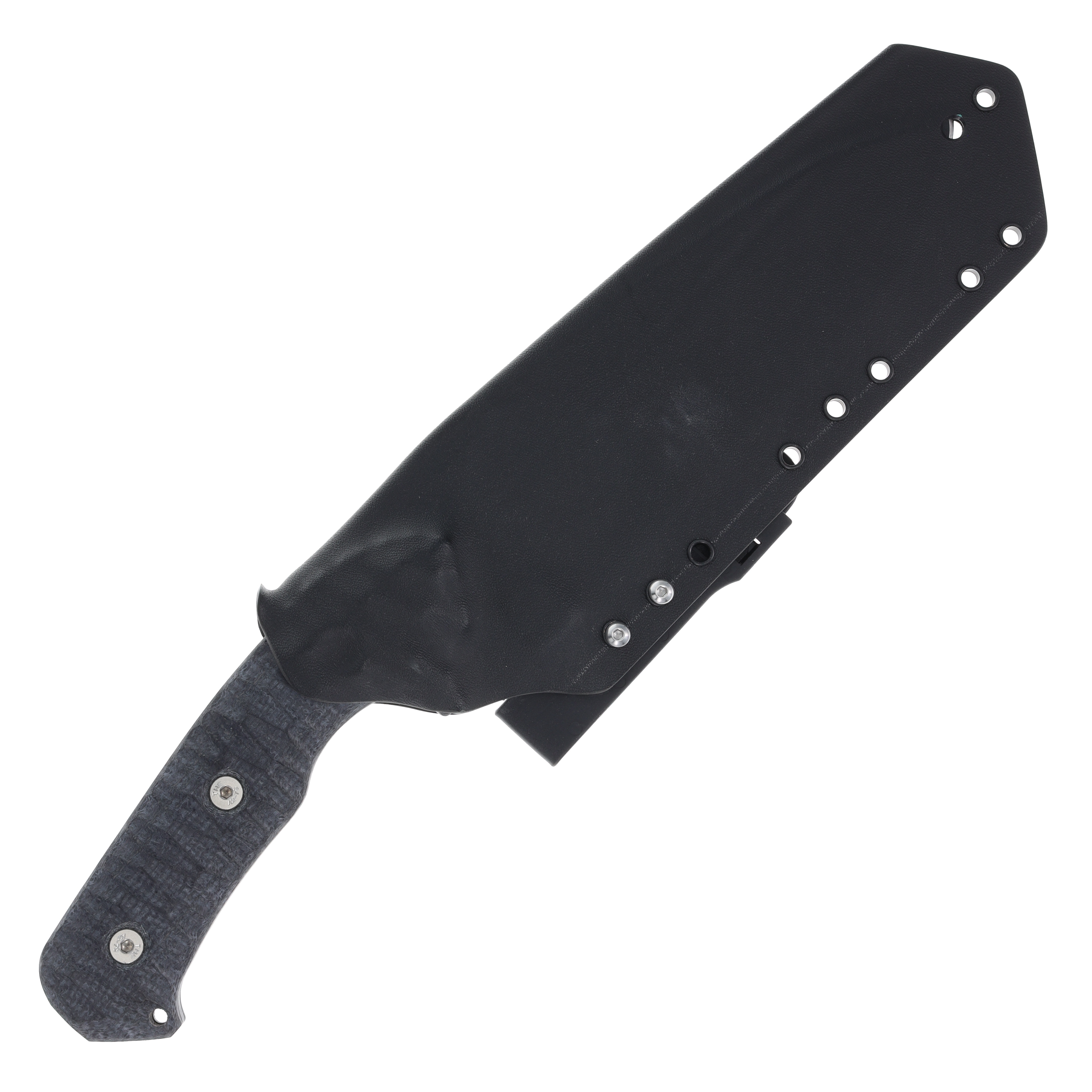 Wander Tactical Smilodon Fixed Blade Knife Raw Finish/Black Micarta WTSMIL03 View 6