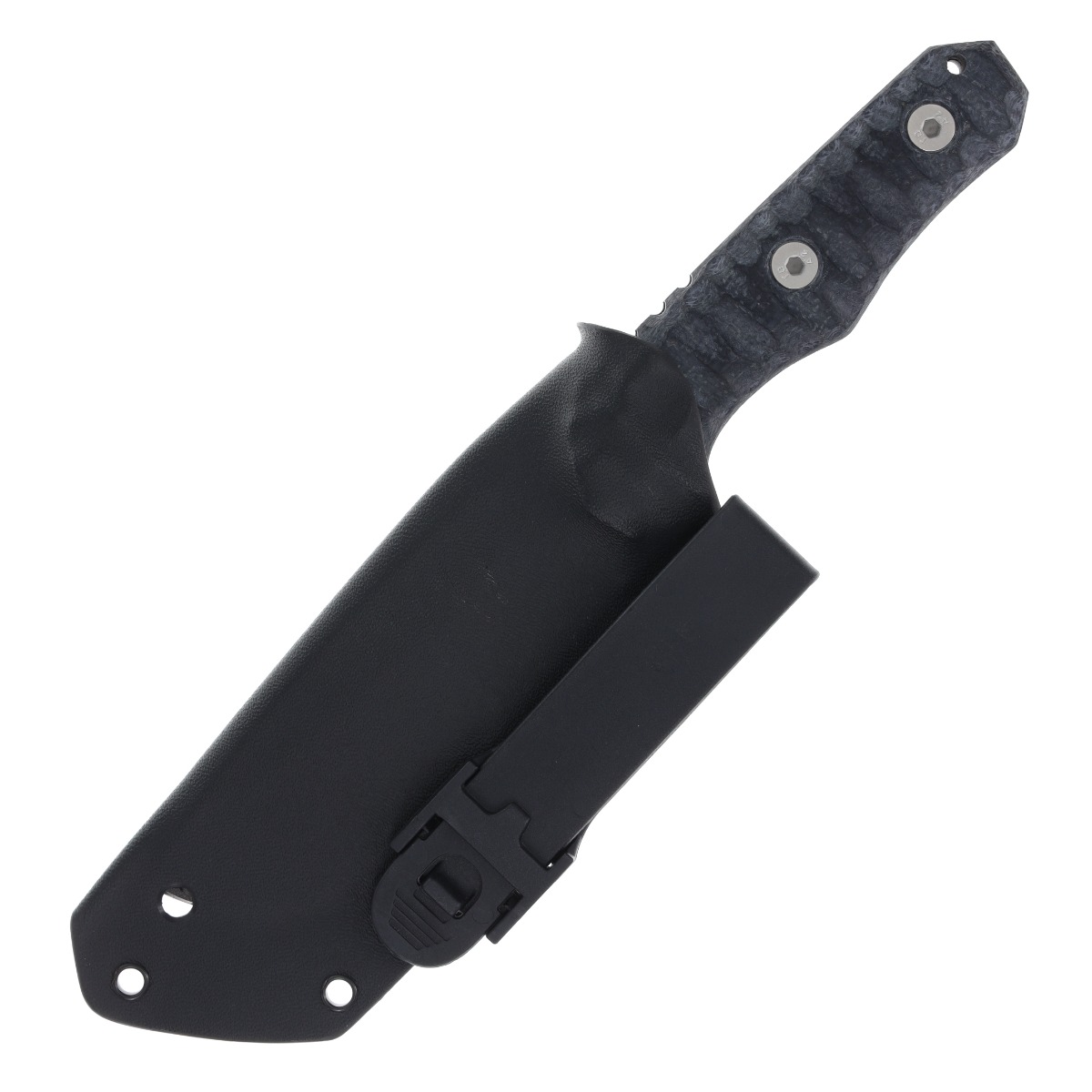 Wander Tactical Lynx Fixed Blade Knife Raw Finish/Black Micarta WTLYNX04 View 3