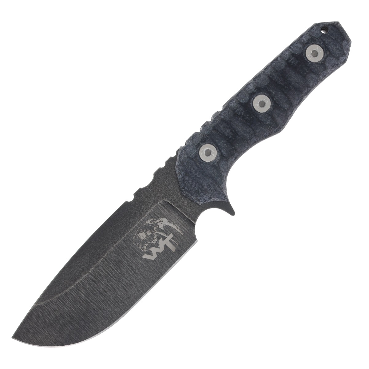 Wander Tactical Lynx Fixed Blade Knife Raw Finish/Black Micarta WTLYNX04 View 2