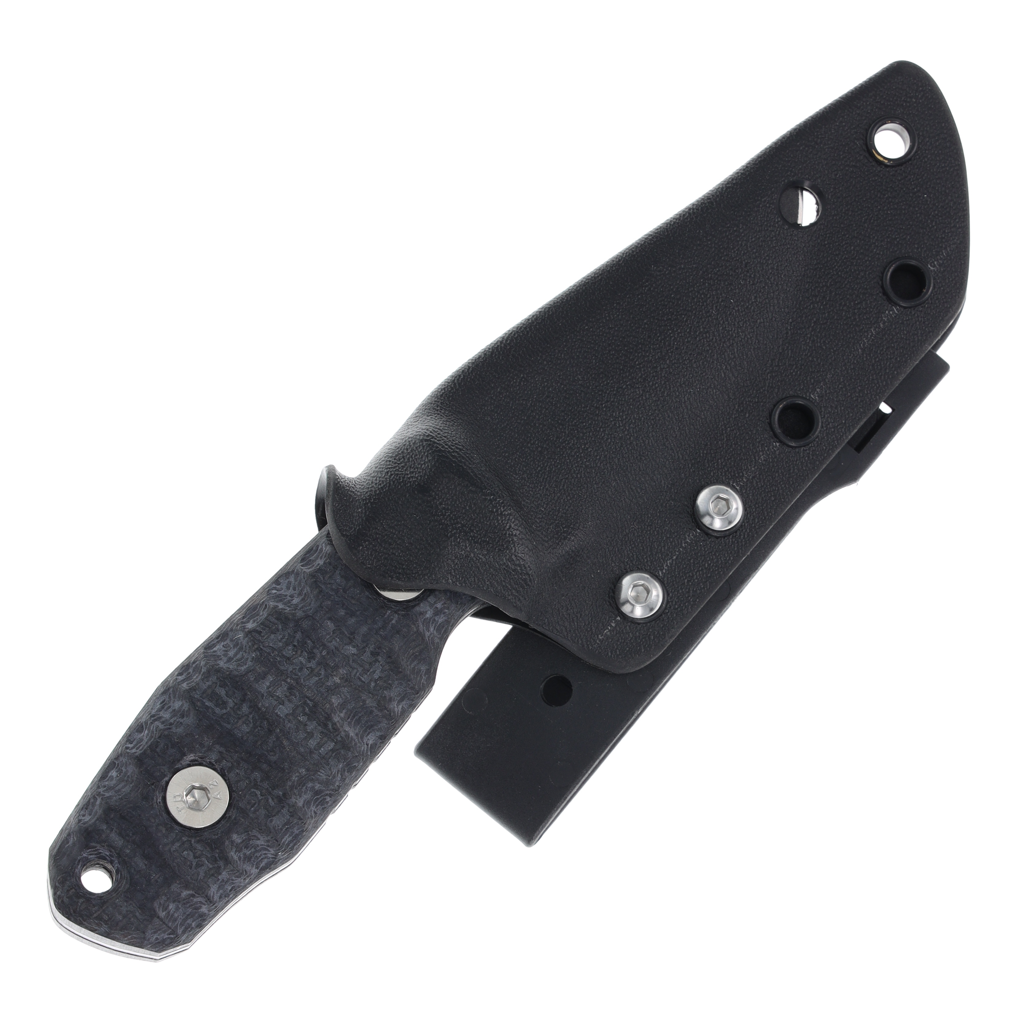 Wander Tactical Menoceras Fixed Blade Knife Iron Washed/Black Micarta WTMENO01 View 3