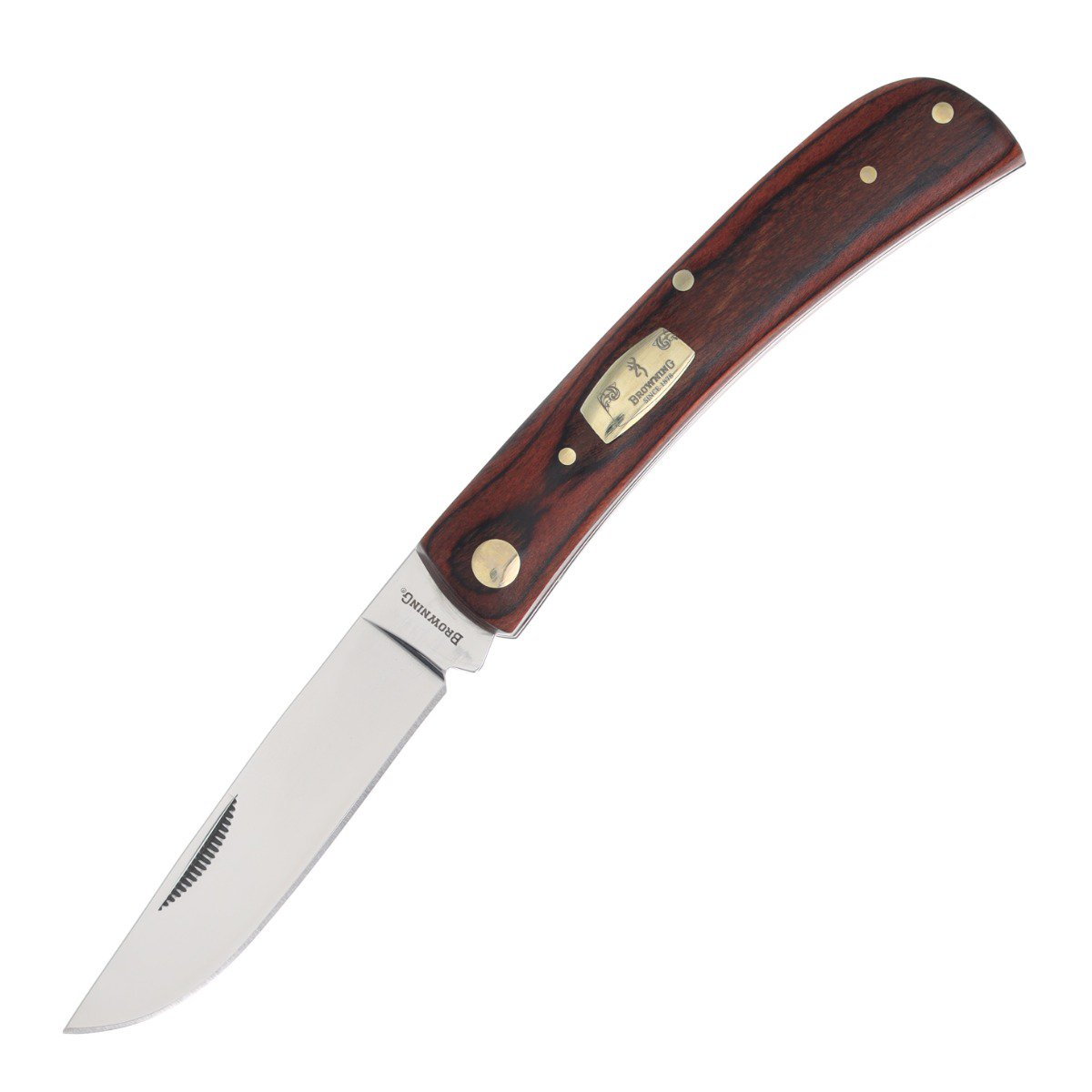 Browning Vintage Whitetail Folding Knife and Tin BR0419 View 1