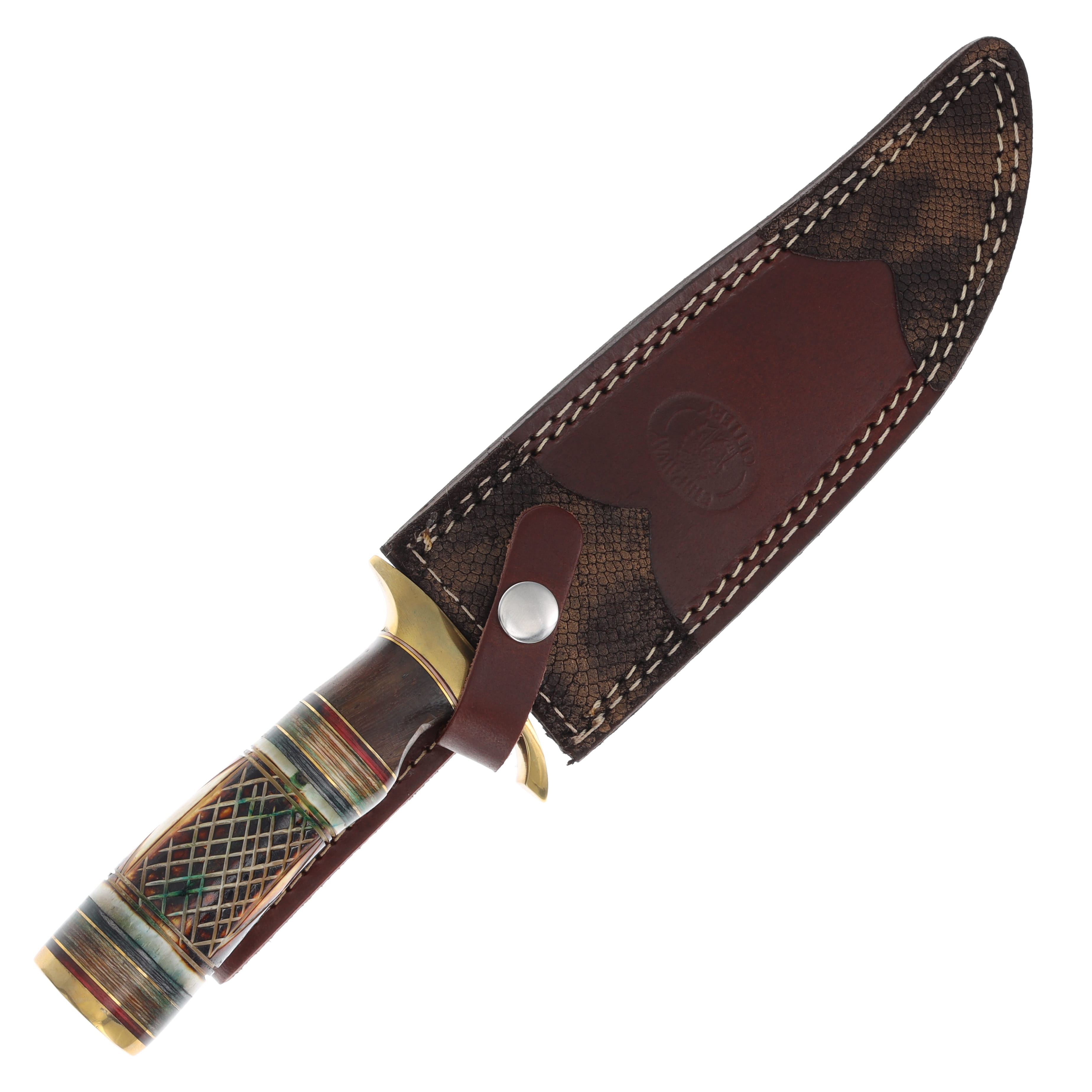 Chipaway Classics Rat Tail Bowie Fixed Blade Knife Green Bone FRCW882GB View 5