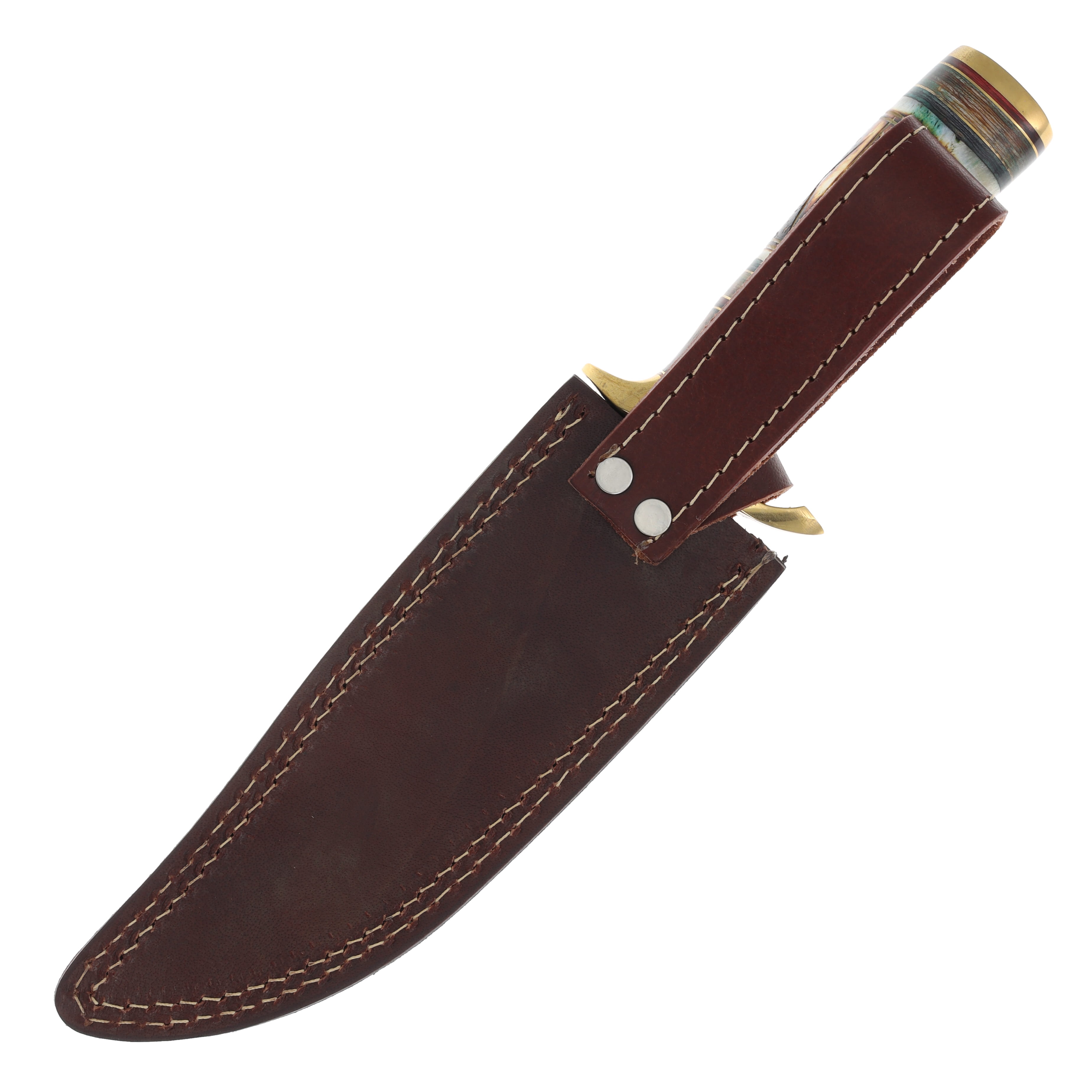 Chipaway Classics Rat Tail Bowie Fixed Blade Knife Green Bone FRCW882GB View 6