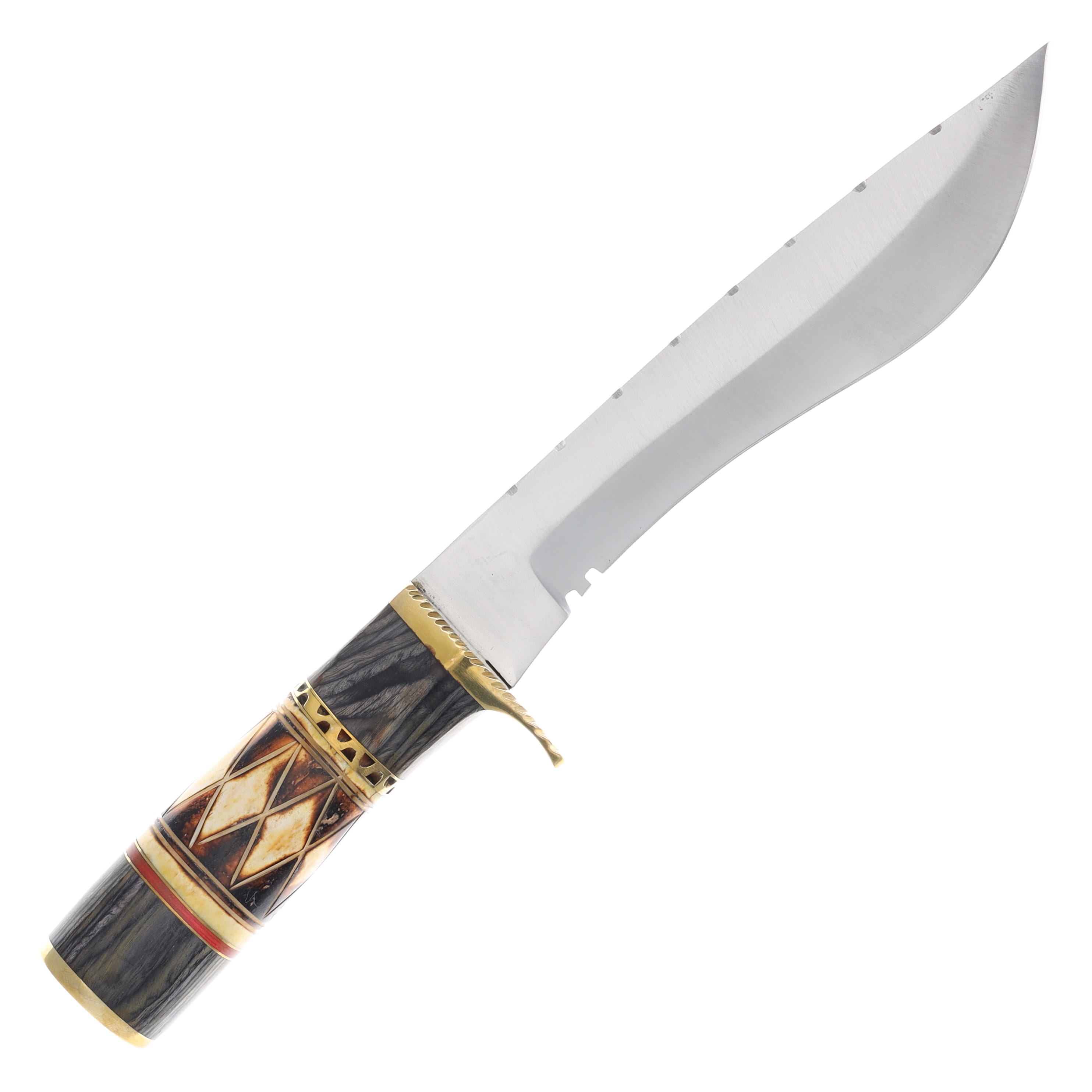 Frost Chipaway Cutlery Classics Rat Tail Bowie (Black Pakkawood/Yellow Bone) FRCW888YB View 2