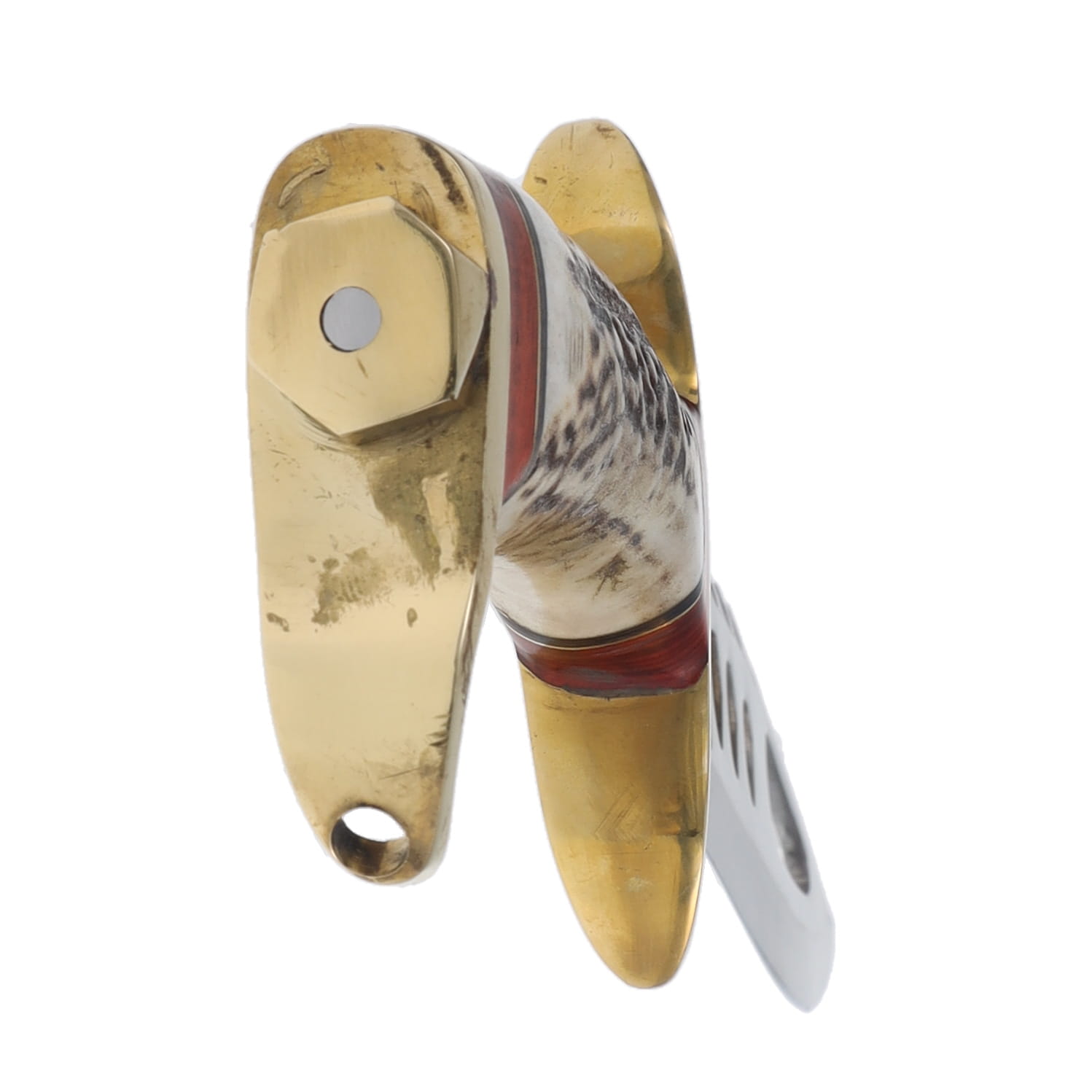 Frost Whitetail Cutlery Bowie Deer Stag and Pakkawood FRWT058 View 3
