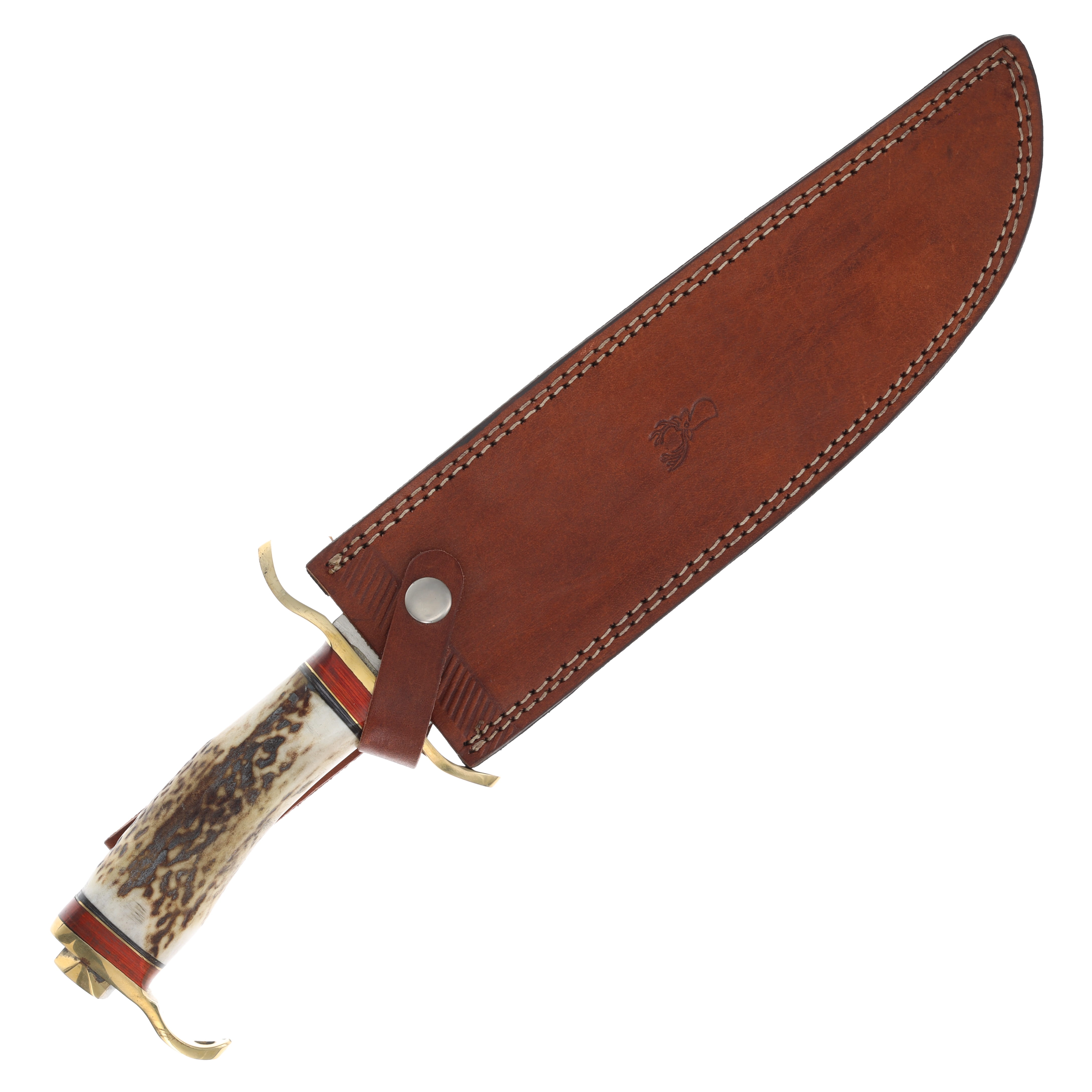 Frost Whitetail Cutlery Bowie Deer Stag and Pakkawood FRWT058 View 4