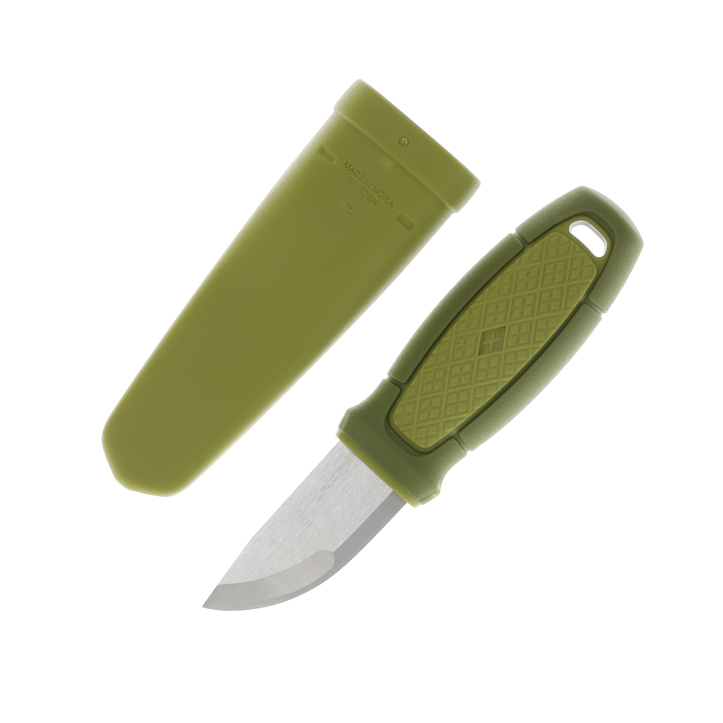 Morakniv Eldris Pocket Fixed Blade Green 2.2in Plain Edge Stainless FS12651 View 2