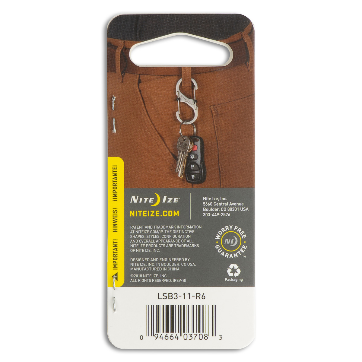 NITE IZE S-BINER SLIDELOCK SS NI037083 View 4
