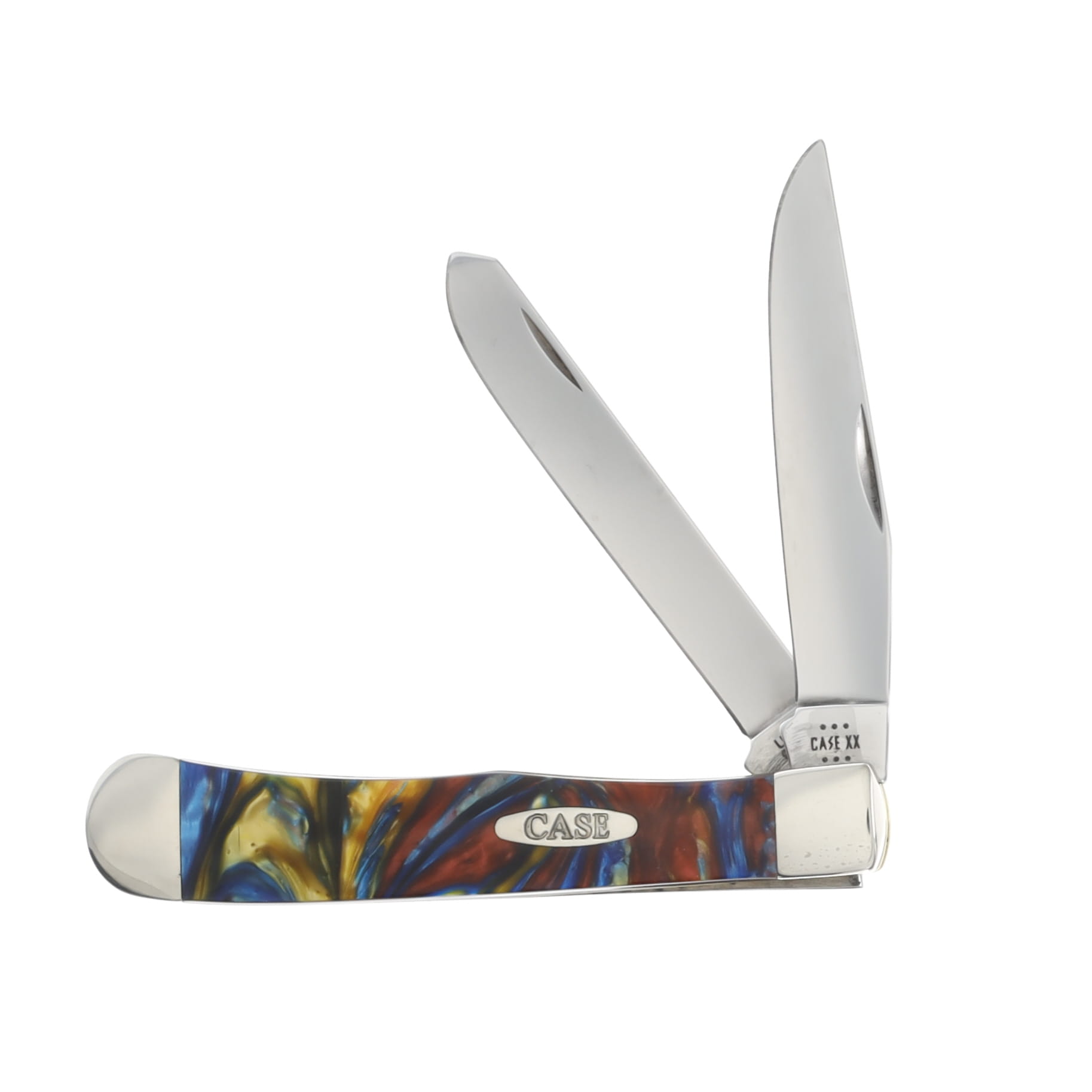 Case XX Northern Lights Corelon Trapper Folding Knife CA6073NL View 1