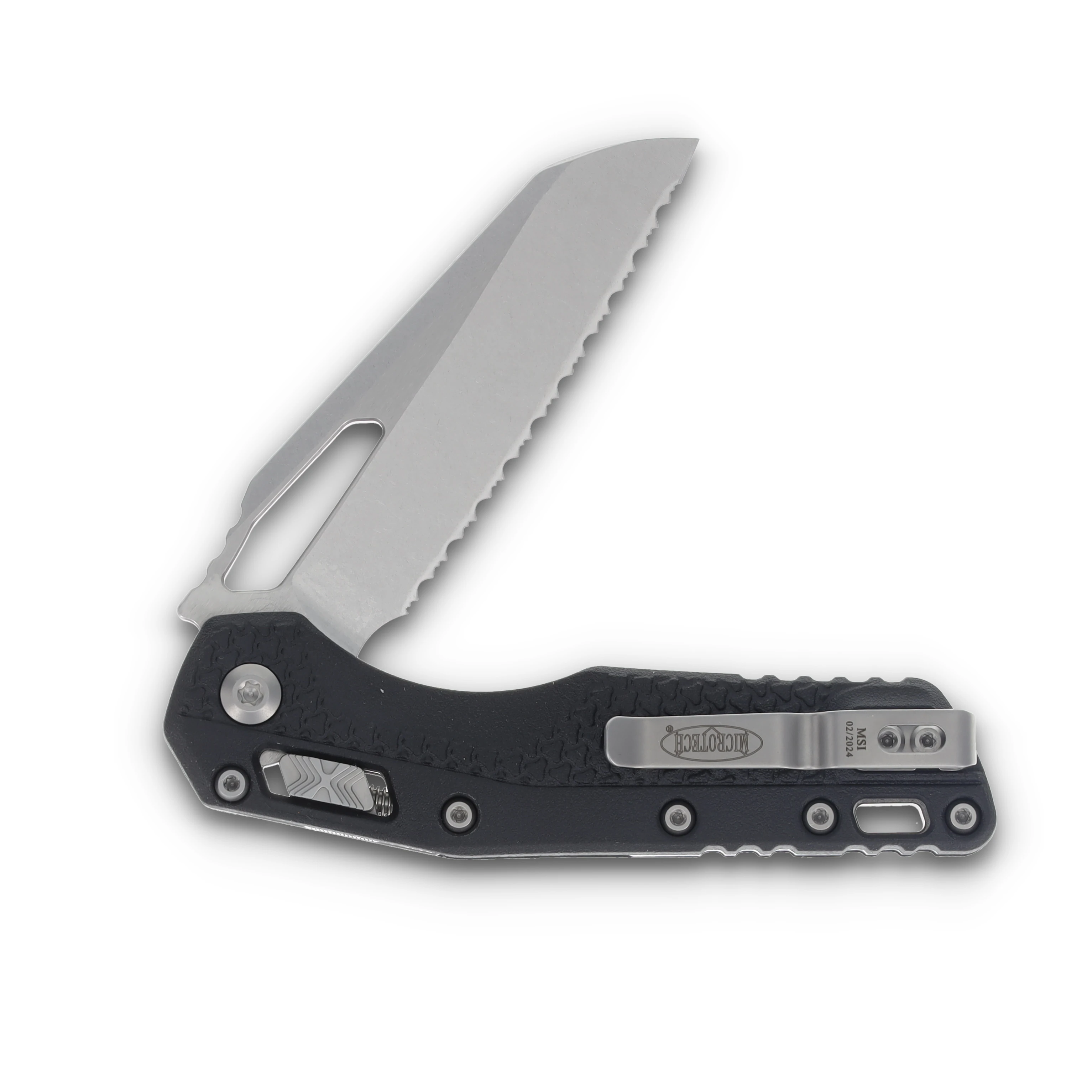Microtech MSI RAM-LOK Manual Folding Knife (S/E Stonewash F/S