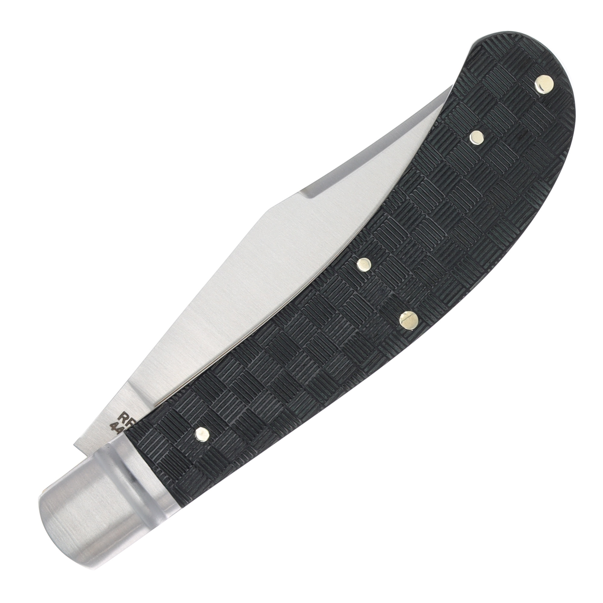 Rough Ryder Black Reserve Barehead Saddlehorn Folding Knife (Black