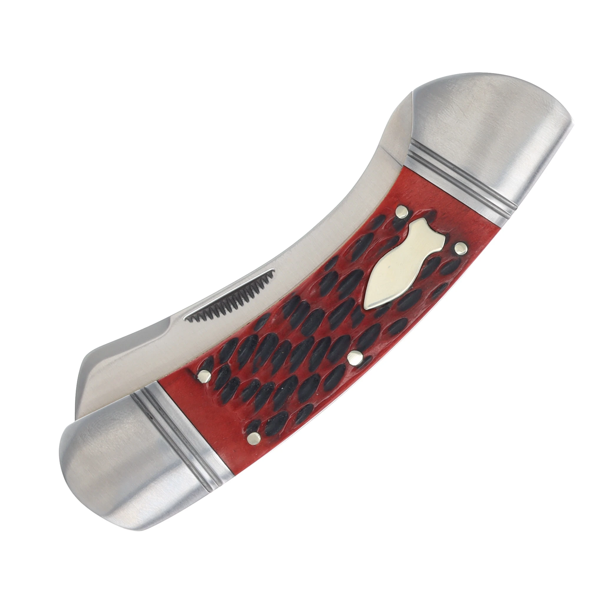 Rough Ryder Reserve Red Jigged Bone Balboa Folder RRR039 View 5