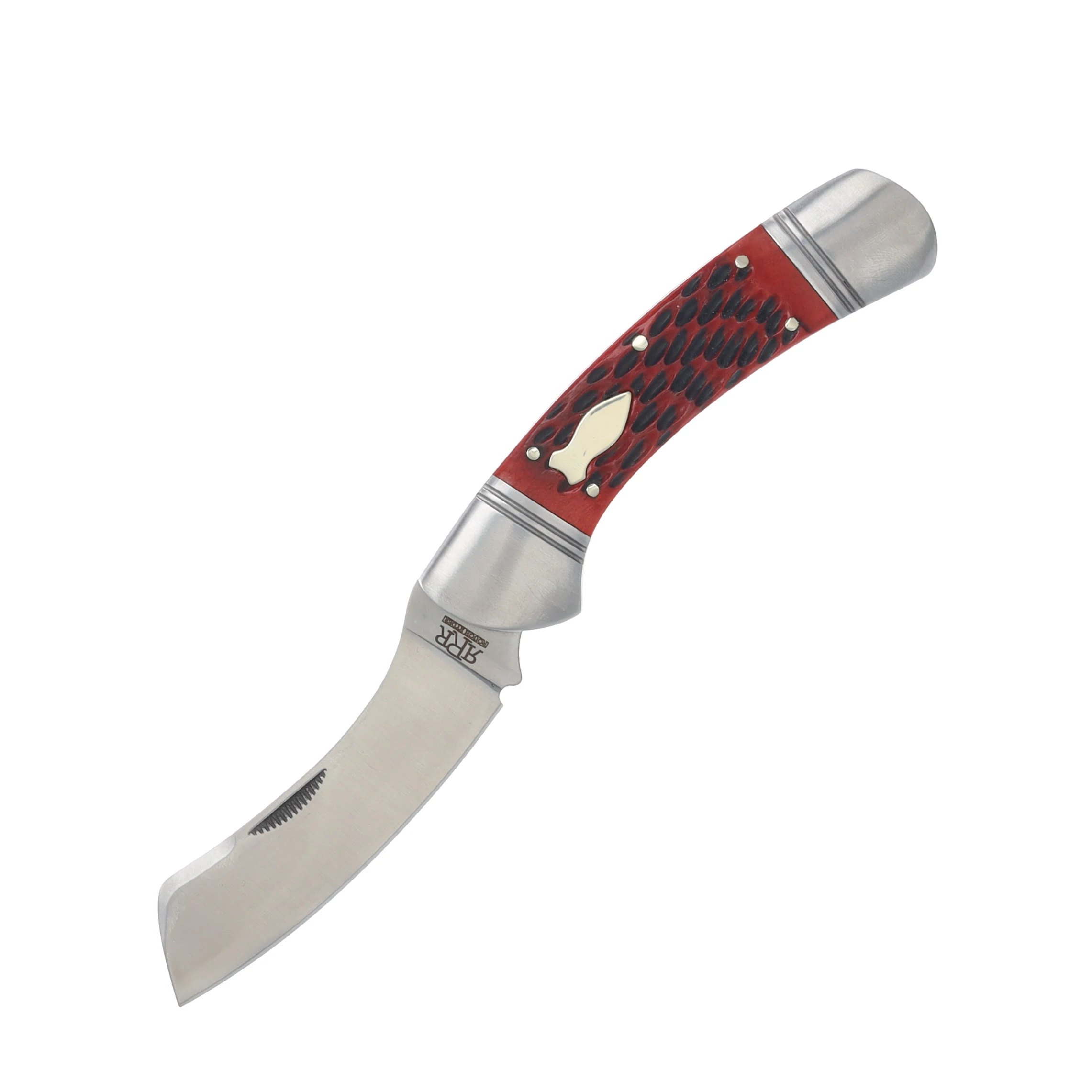 Rough Ryder Reserve Red Jigged Bone Balboa Folder RRR039 View 1