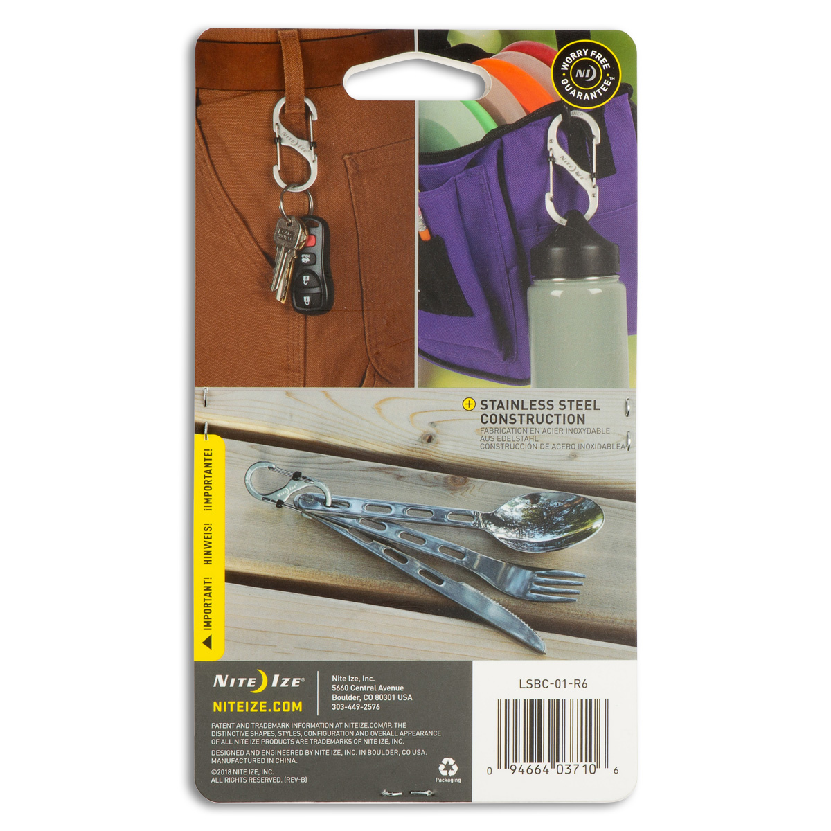 NITE IZE S-BINER SLIDELOCK 3PK B NI037106 View 2