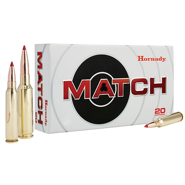 Hornady Match 6.5 Creedmoor Rifle Ammunition 20 Rounds Brass Centerfire 120 Gain ELD Match 81491 View 1