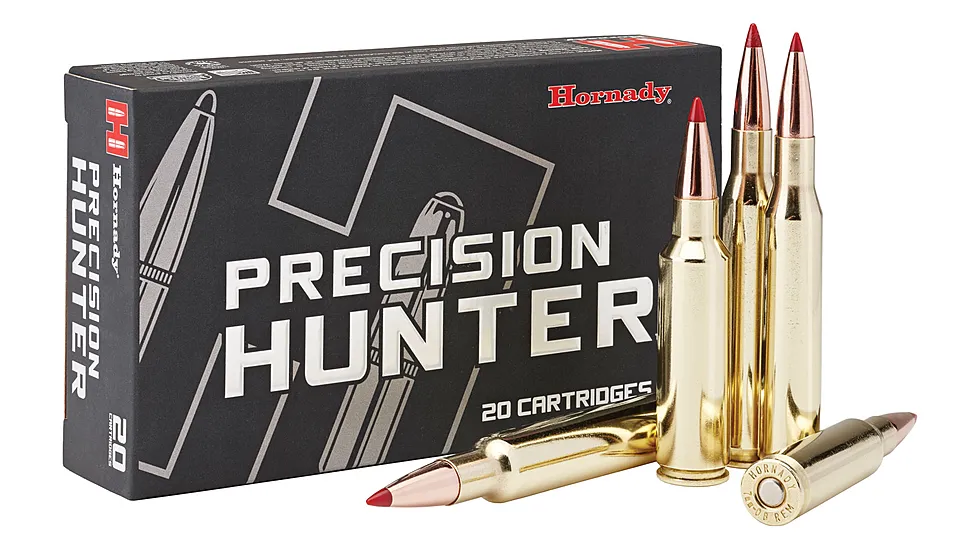 Hornady Precision Hunter 30-378 Weatherby Magnum 220 Grain Nickel Plated Centerfire 20 Rounds ELD-X 82214 View 1