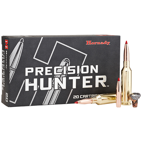 Hornady Precision Hunter 338 Lupua Magnum Rifle Ammunition 20 Rounds Brass Centerfire 270 Grain ELD-X PT 82313 View 1