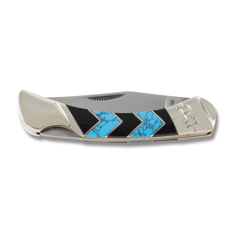 Rough Ryder Turquoise Peak Lockback RR1576 View 2
