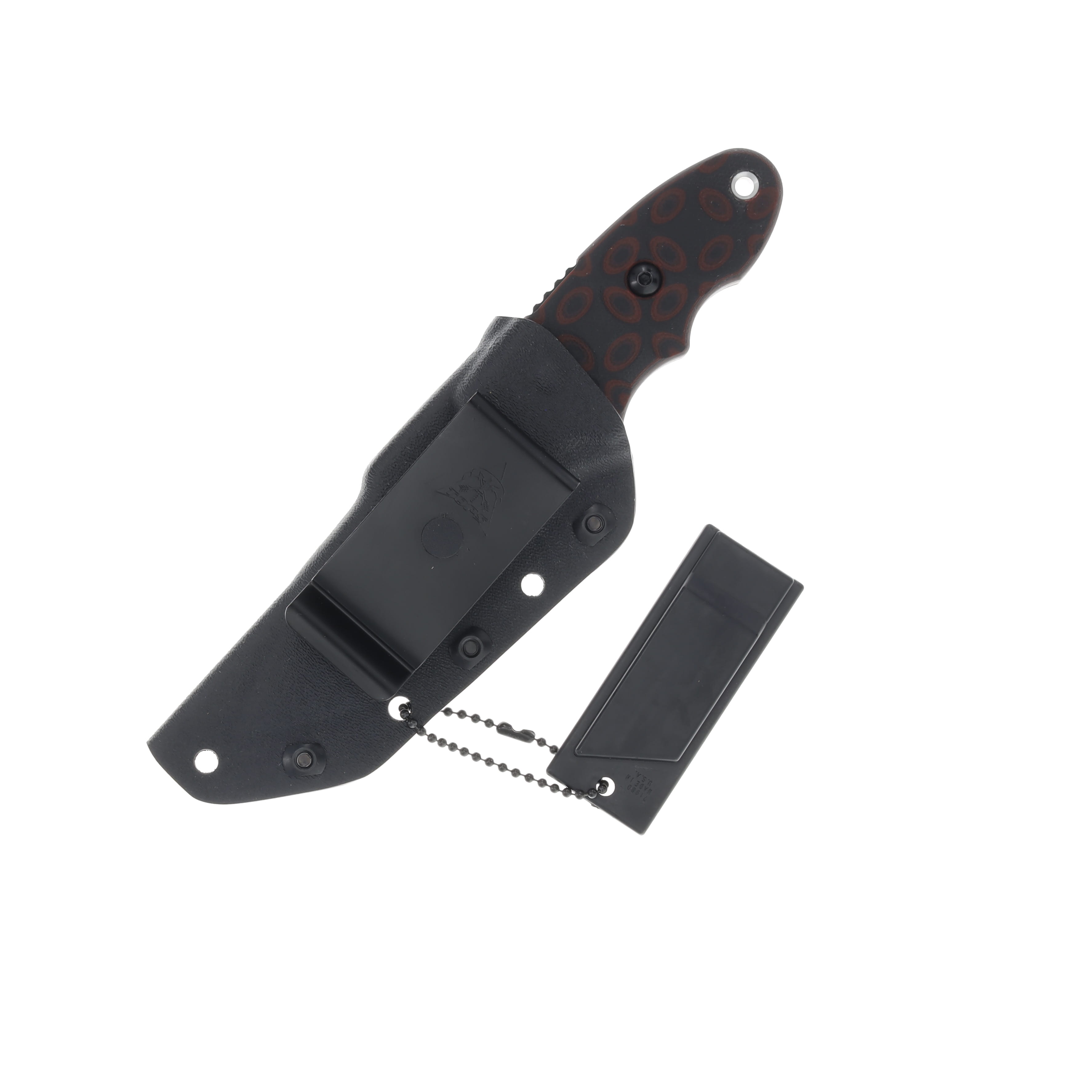TOPS CAT 203T-02 Rocky Mountain Bullseye G10 3.25in Tanto Fixed Blade Knife TP203T02 View 4