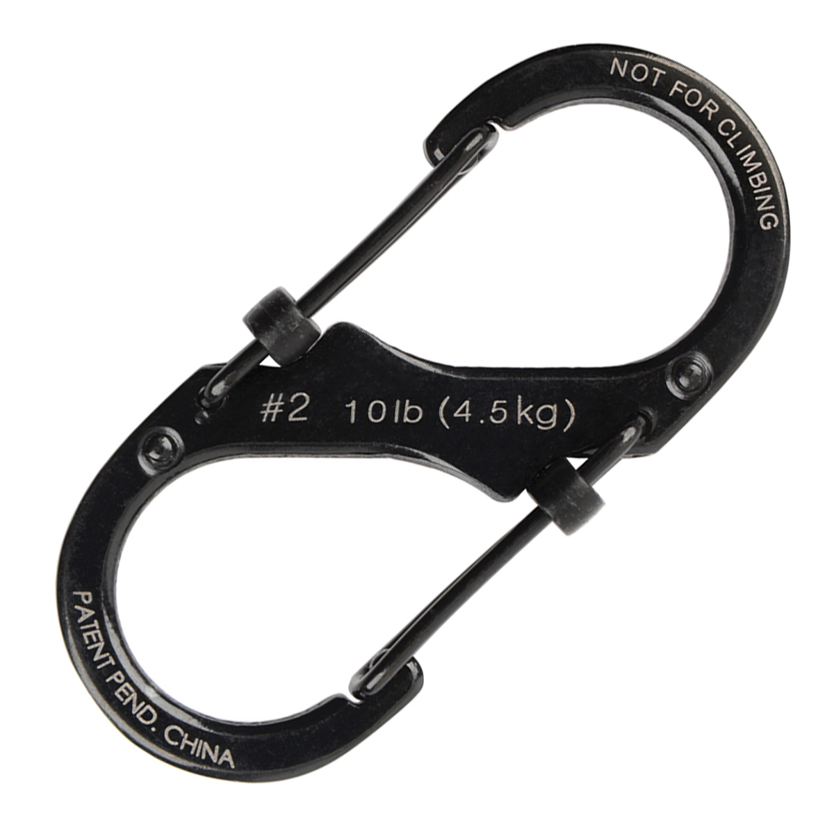 NITE IZE S-BINER SIDELOCK BLACK NI02669 View 2
