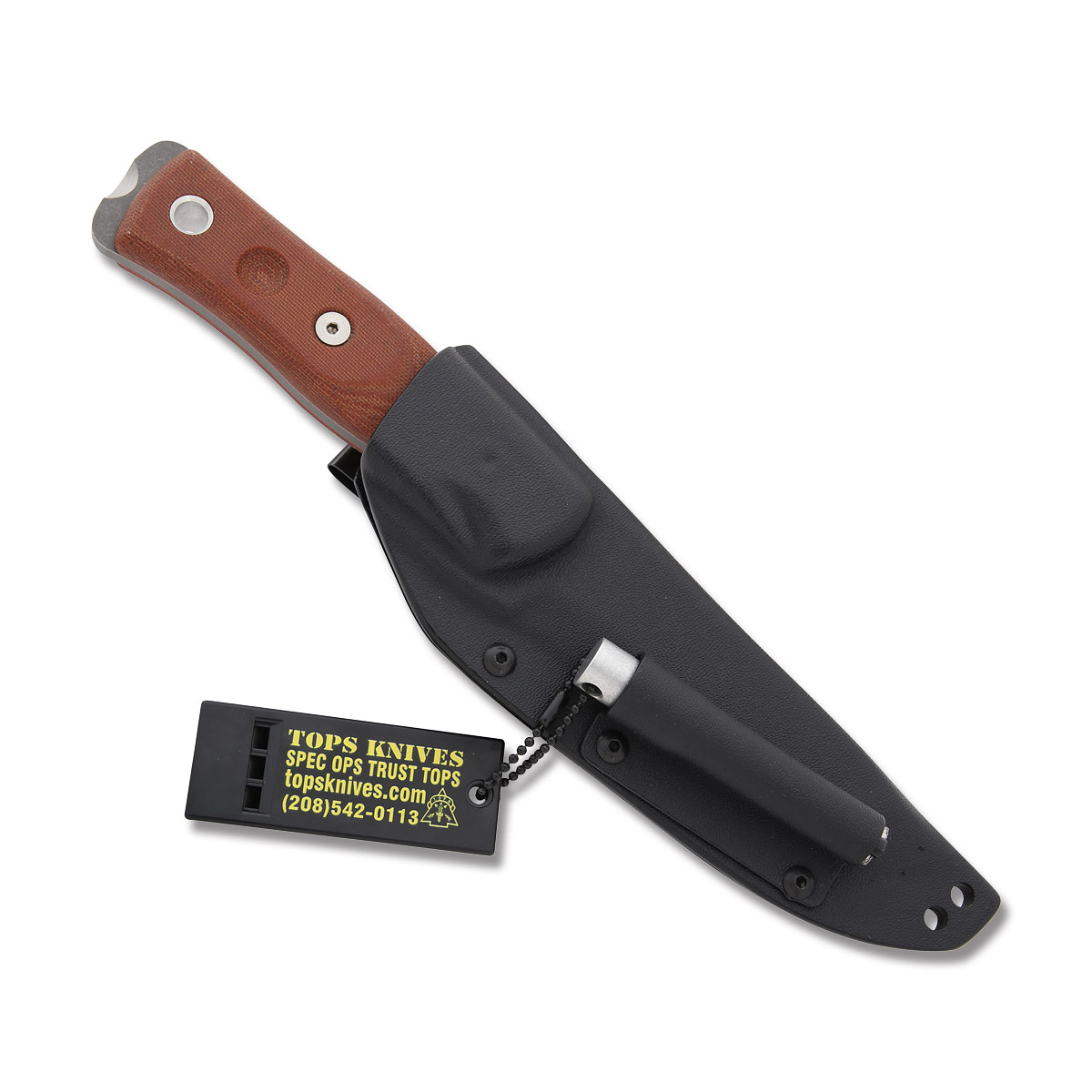 TOPS Knives Fieldcraft By Brothers Of Bushcraft 1095 Brown Canvas Micarta TPBROSTBF View 8