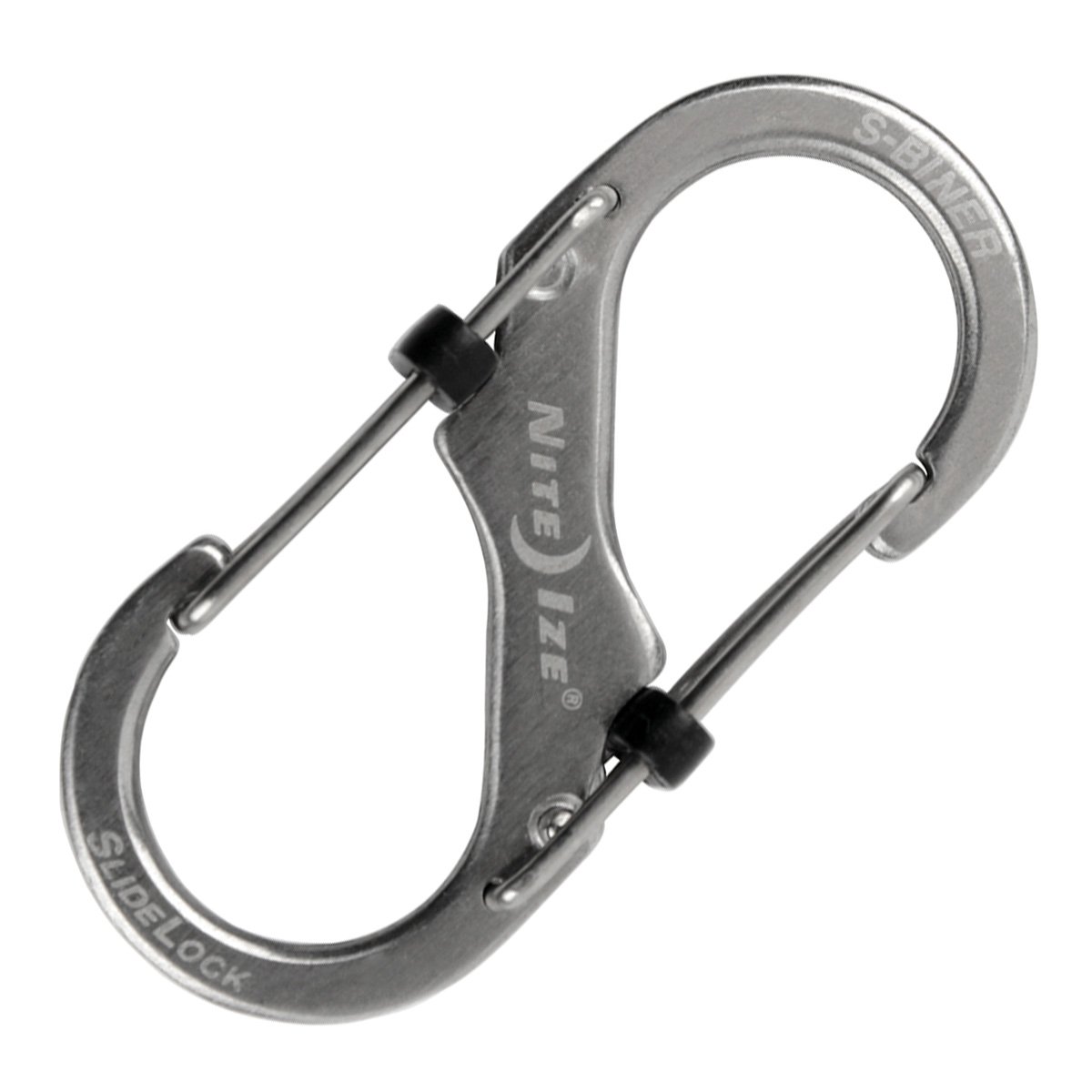 Nite Ize S-Biner SlideLock #2 | Stainless Steel | Locking Dual Carabiner NI02670 View 1