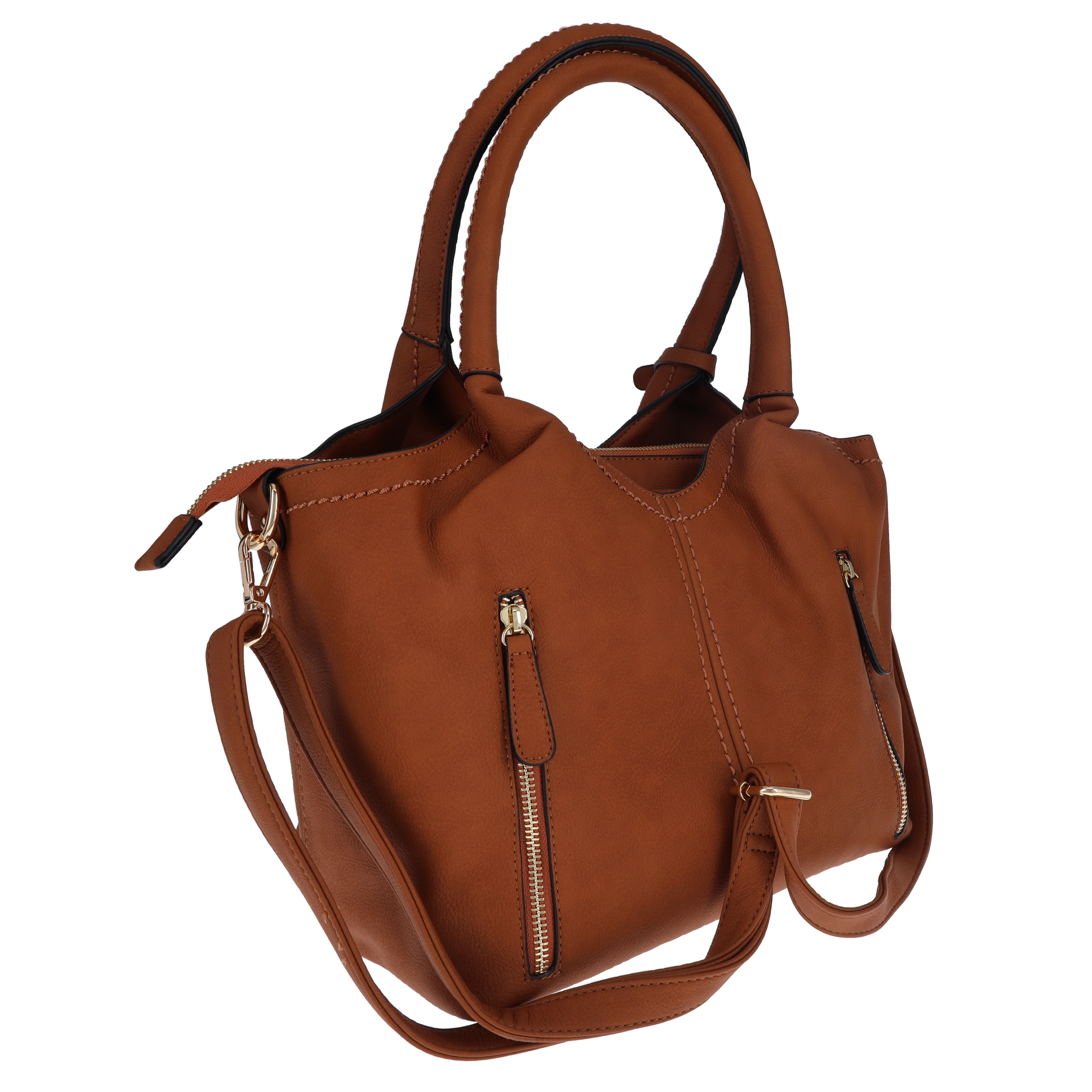 Fabigun Concealed Carry Hobo Bag Camel Womens FAB686C View 8
