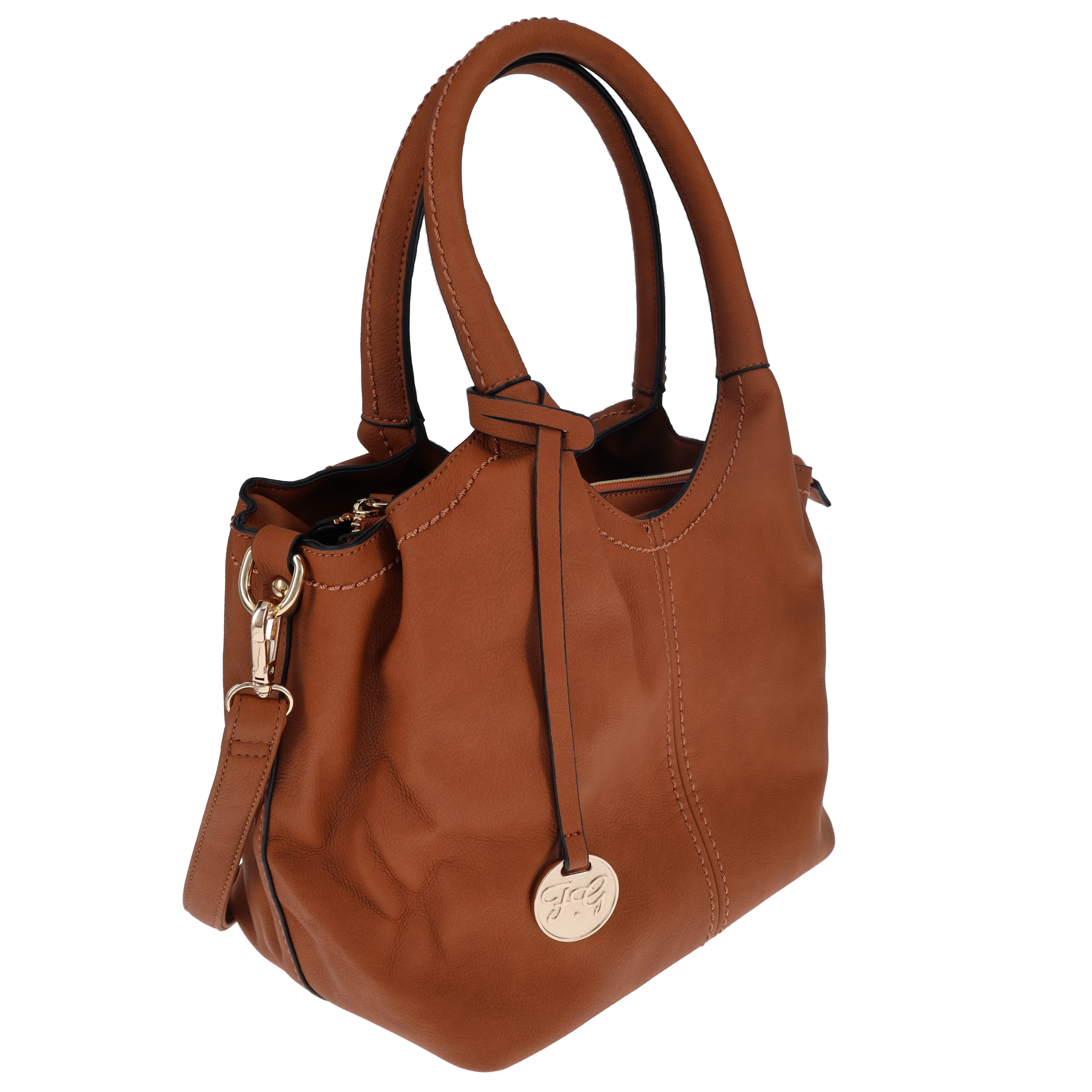 Fabigun Concealed Carry Hobo Bag Camel Womens FAB686C View 4