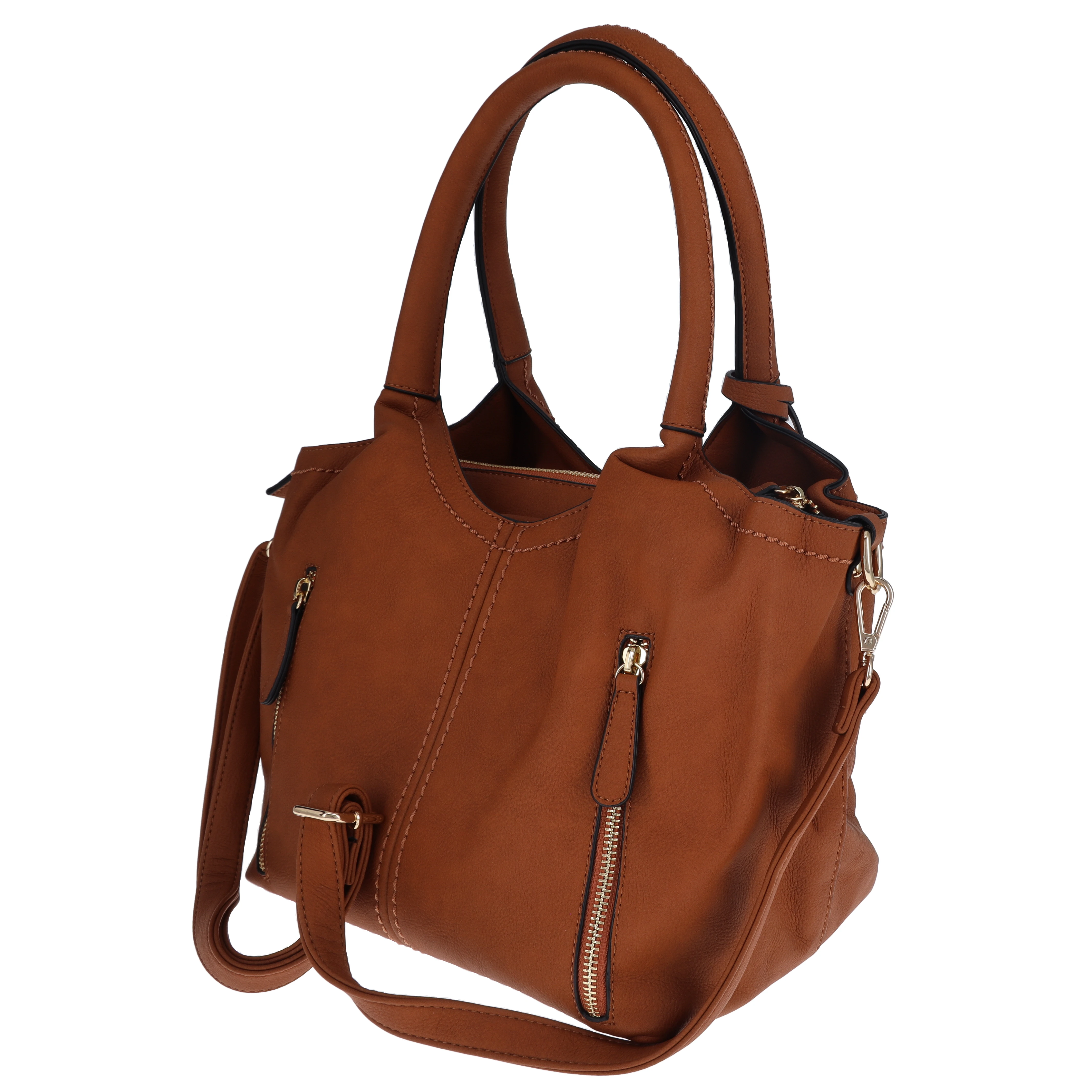 Fabigun Concealed Carry Hobo Bag Camel Womens FAB686C View 10