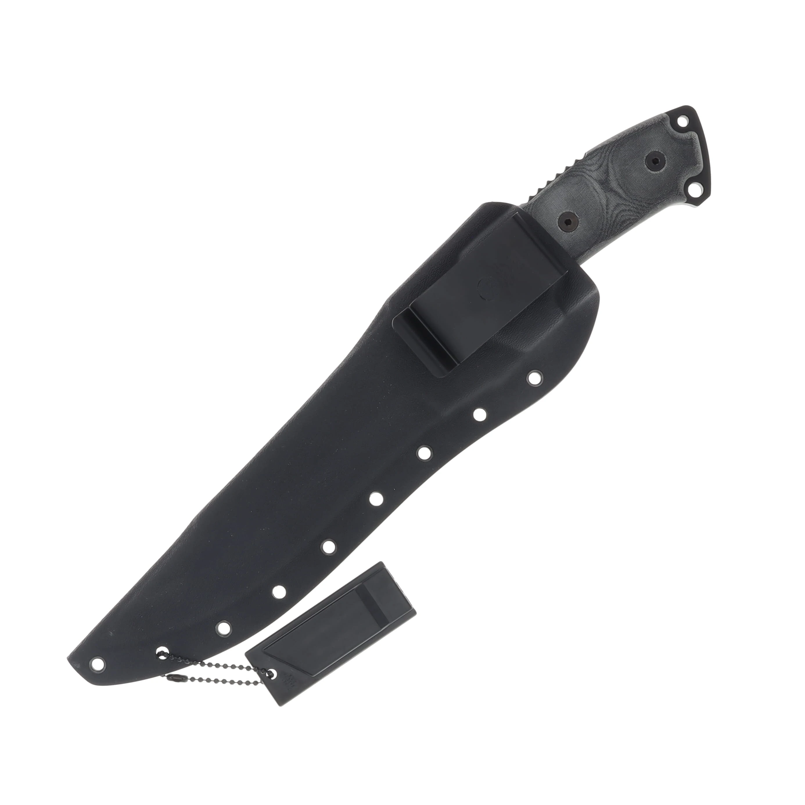 TOPS Firestrike 45 Fixed Blade Knife 1095 Black Linen Micarta TPFS45 View 4