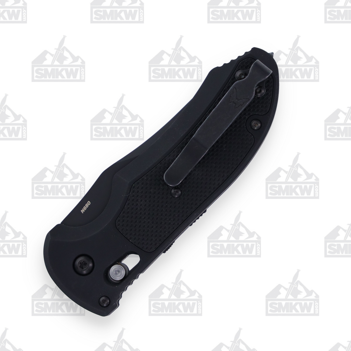 Benchmade 9170SBK Auto Triage Knife 3.58in Black DLC Part Serrated