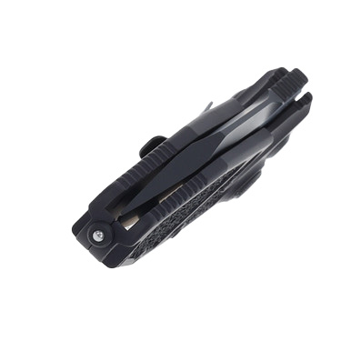 Microtech SOCOM Elite OTS Auto S/E Black  Partially Serrated Tactical Black AUMT160A2T View 9