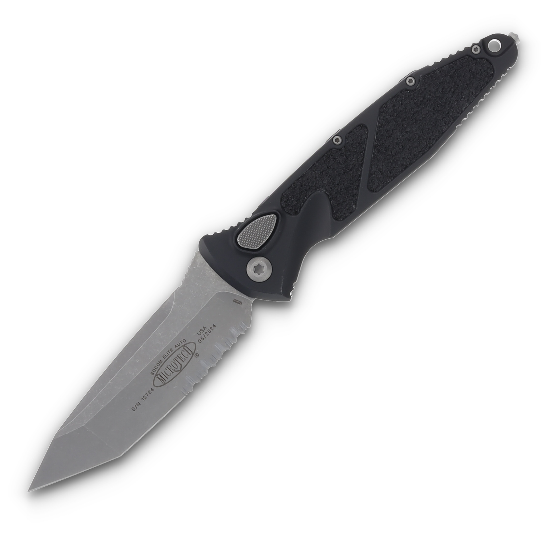 Microtech Socom Elite Auto T/E Apocalyptic Partially Serrated AUMT161A11AP View 1
